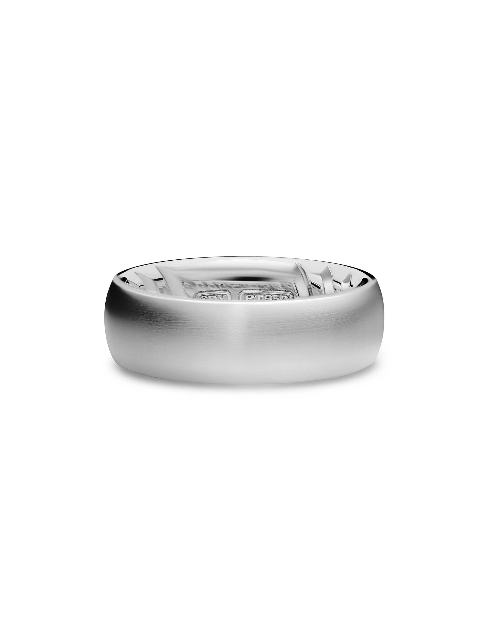 David Yurman Men's Streamline Band Ring in Platinum, 7.6MM - Silver