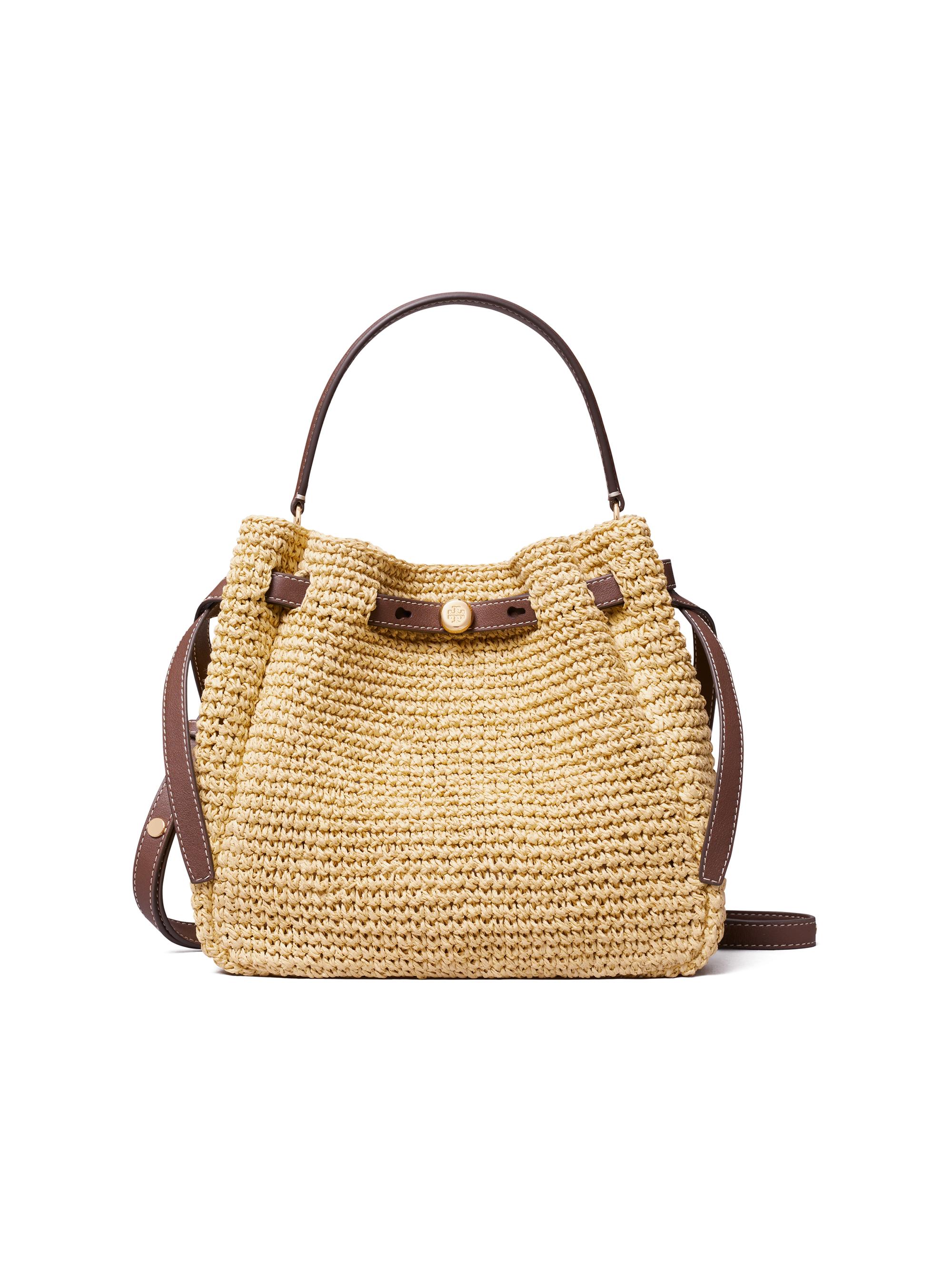 Tory Burch Women's Romy Straw Bucket Bag - Natural