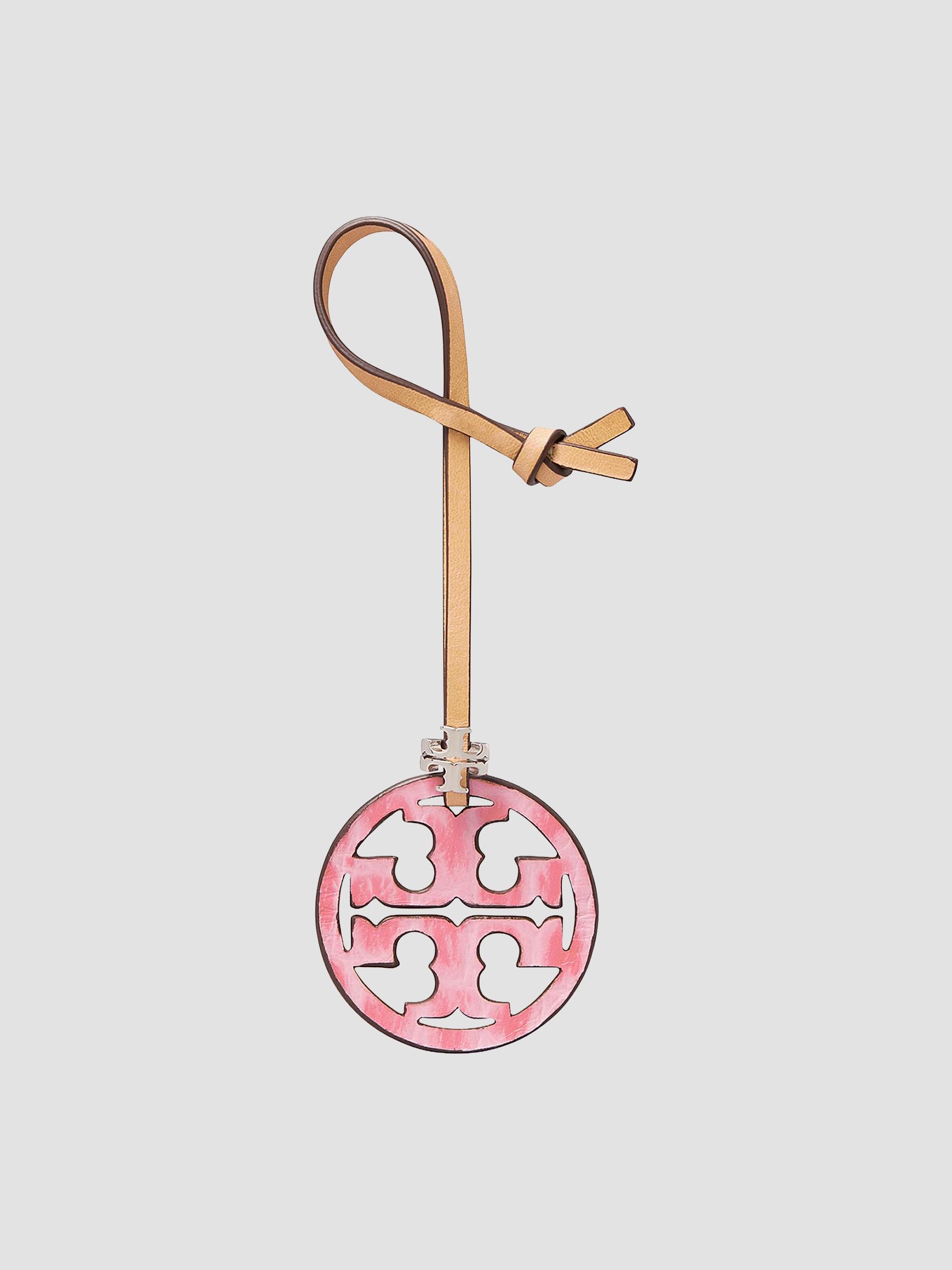 Tory Burch Women's Miller Logo Bag Charm - Rose Sunset | Thumbnail 3