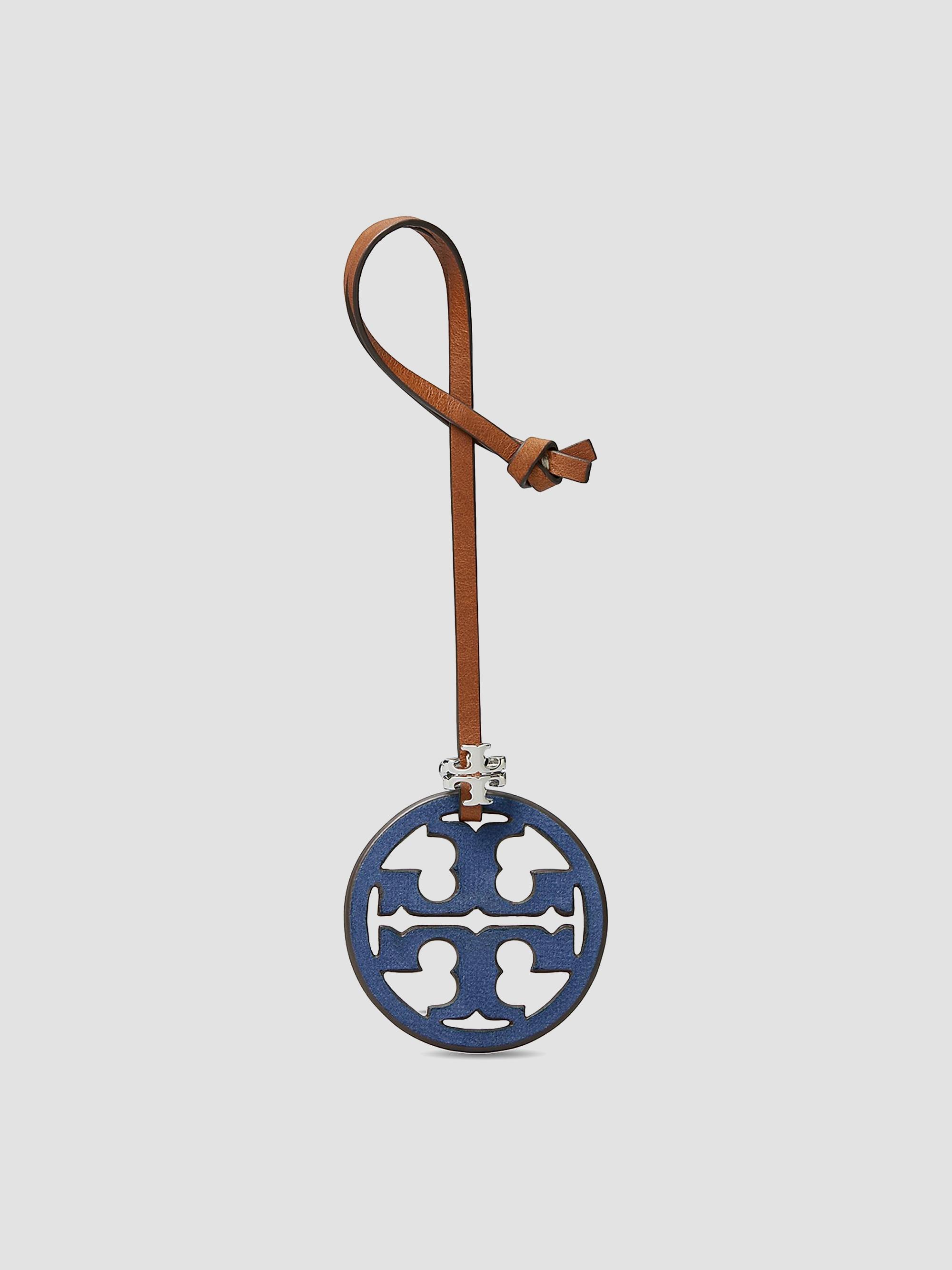 Tory Burch Women's Miller Logo Bag Charm - Soft Blue | Thumbnail 3