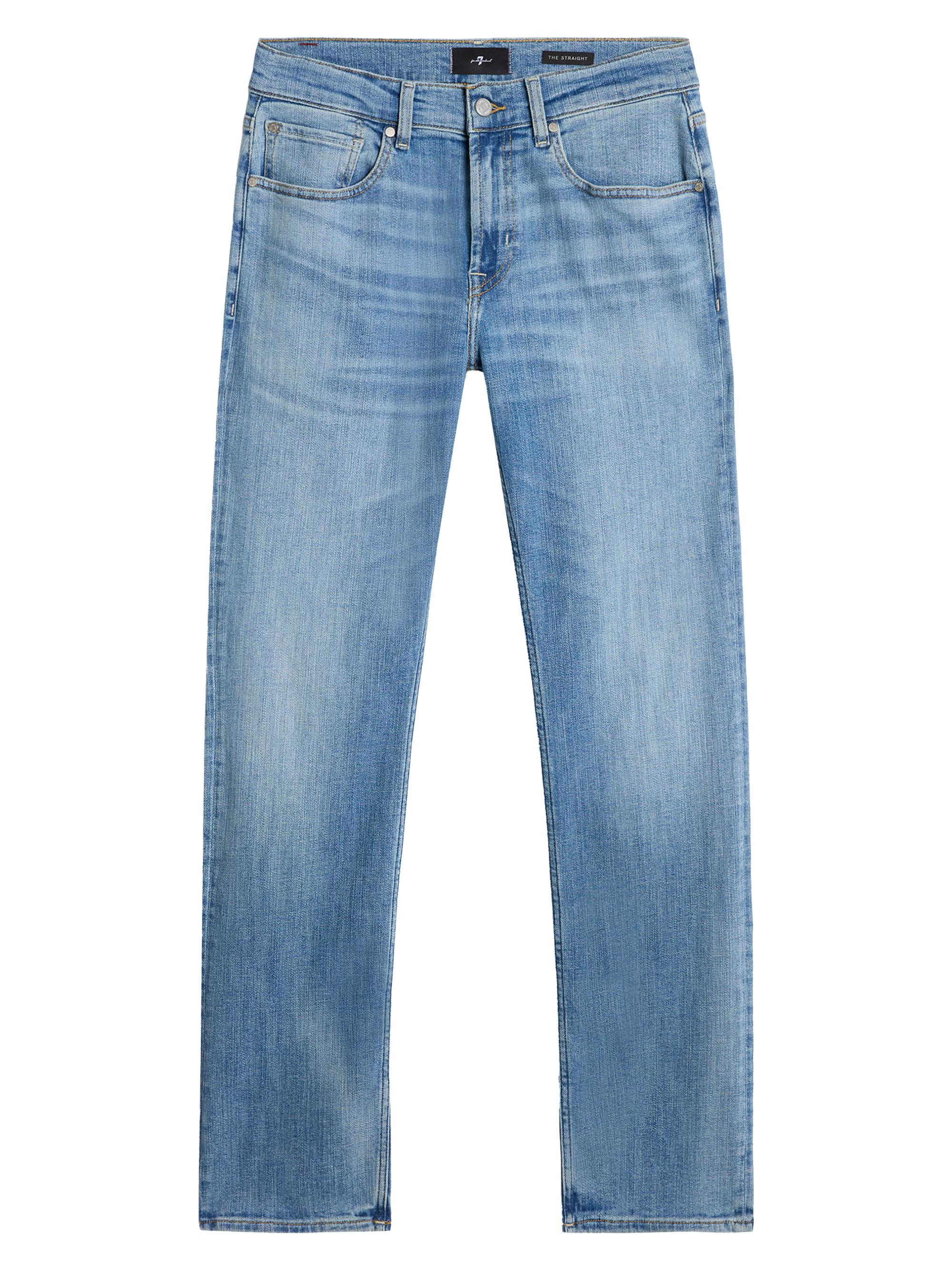 7 For All Mankind Men's The Straight Jeans - Steelwater