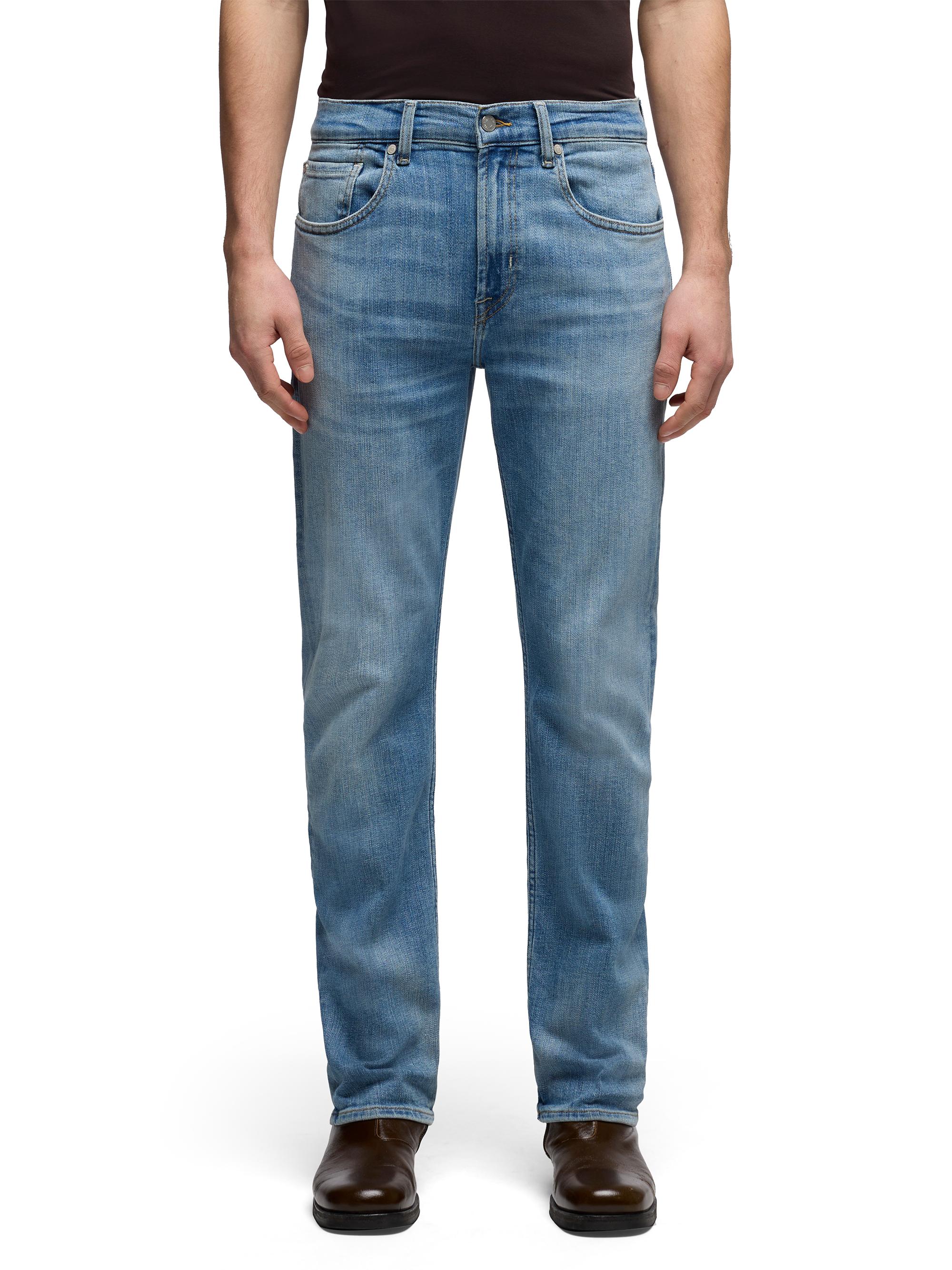 7 For All Mankind Men's The Straight Jeans - Steelwater | Thumbnail 3