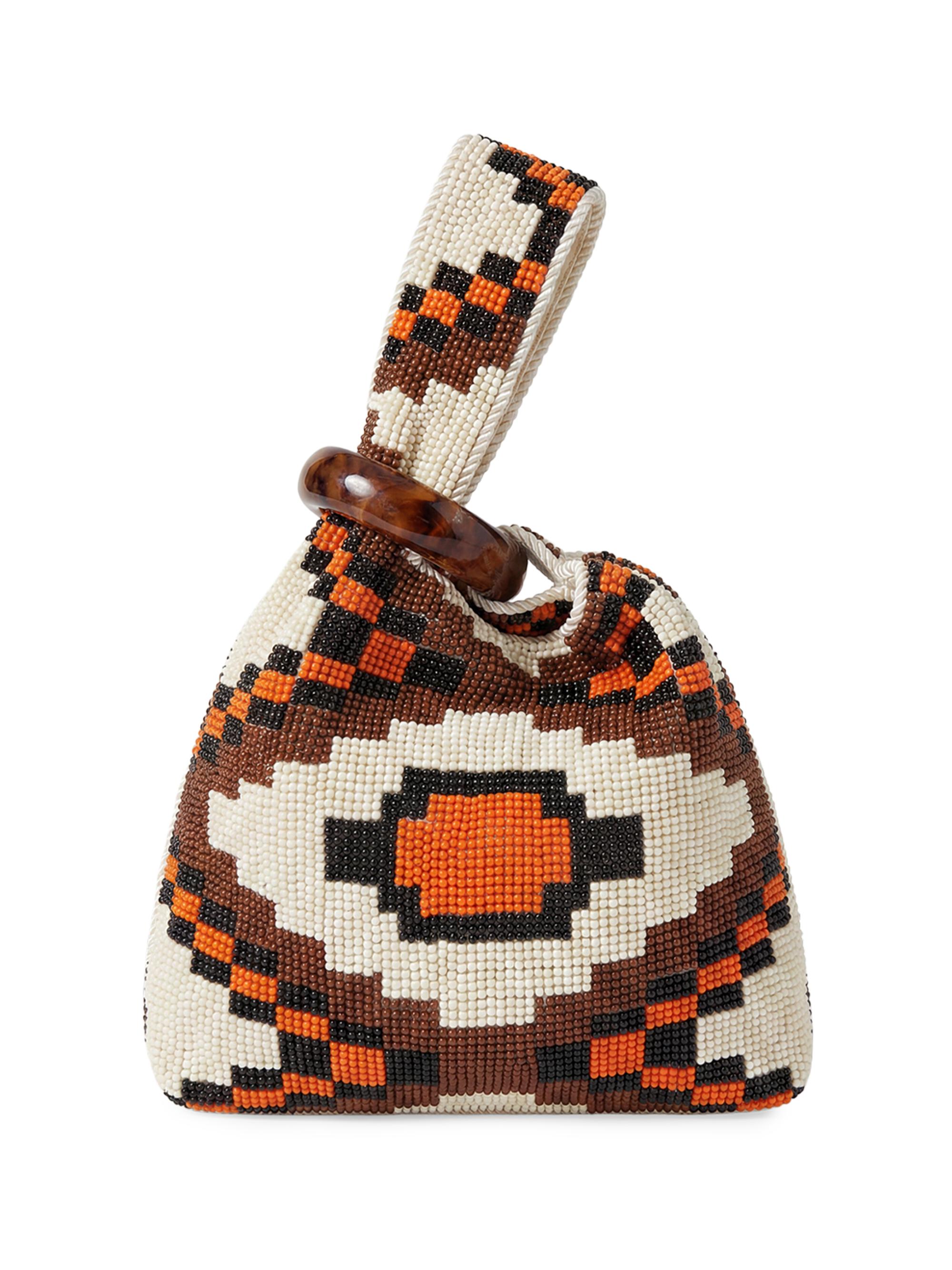 Veronica Beard Women's Beaded Swing Clutch - Wine