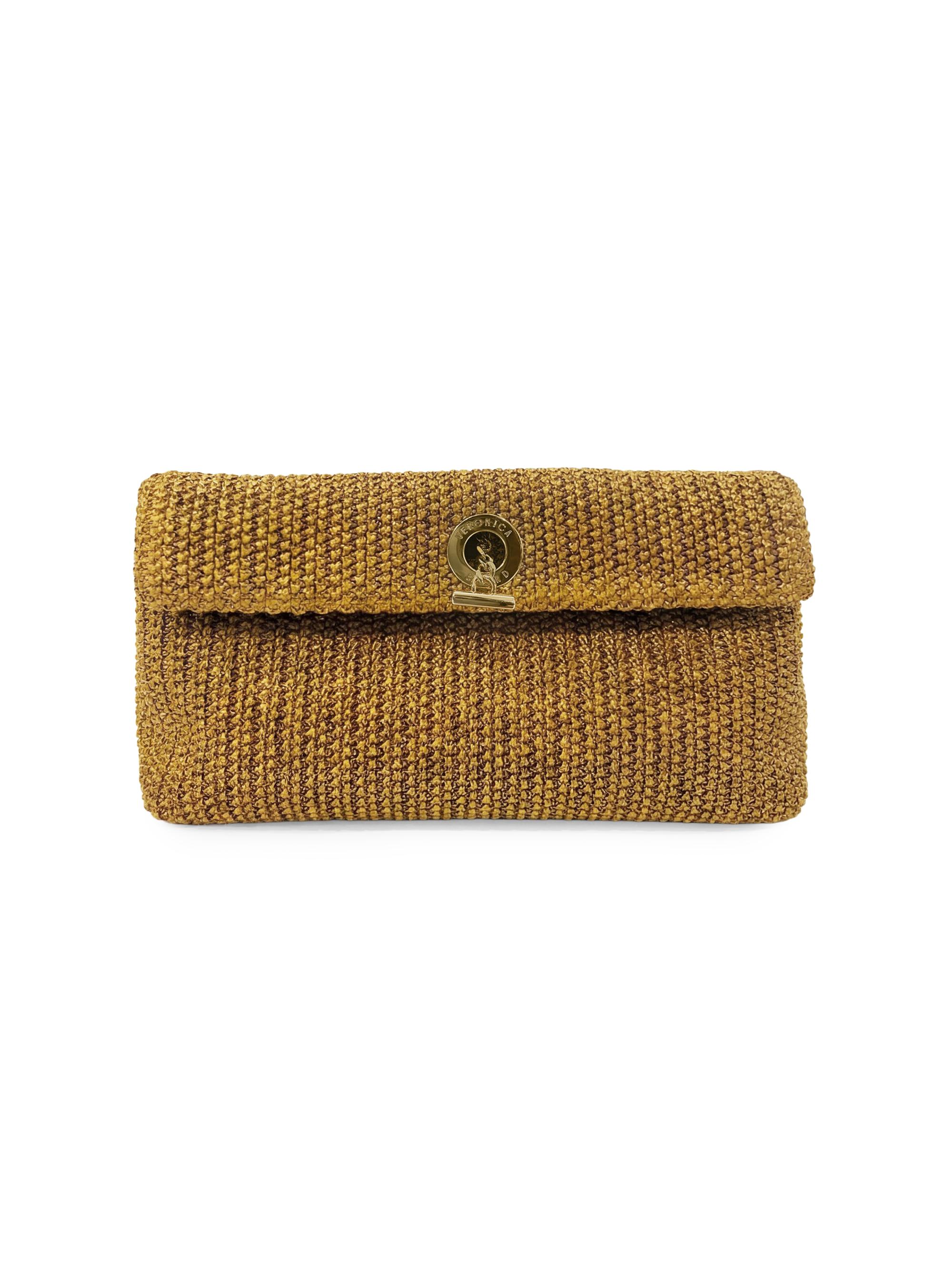 Veronica Beard Women's Anchor Raffia Clutch - Gold