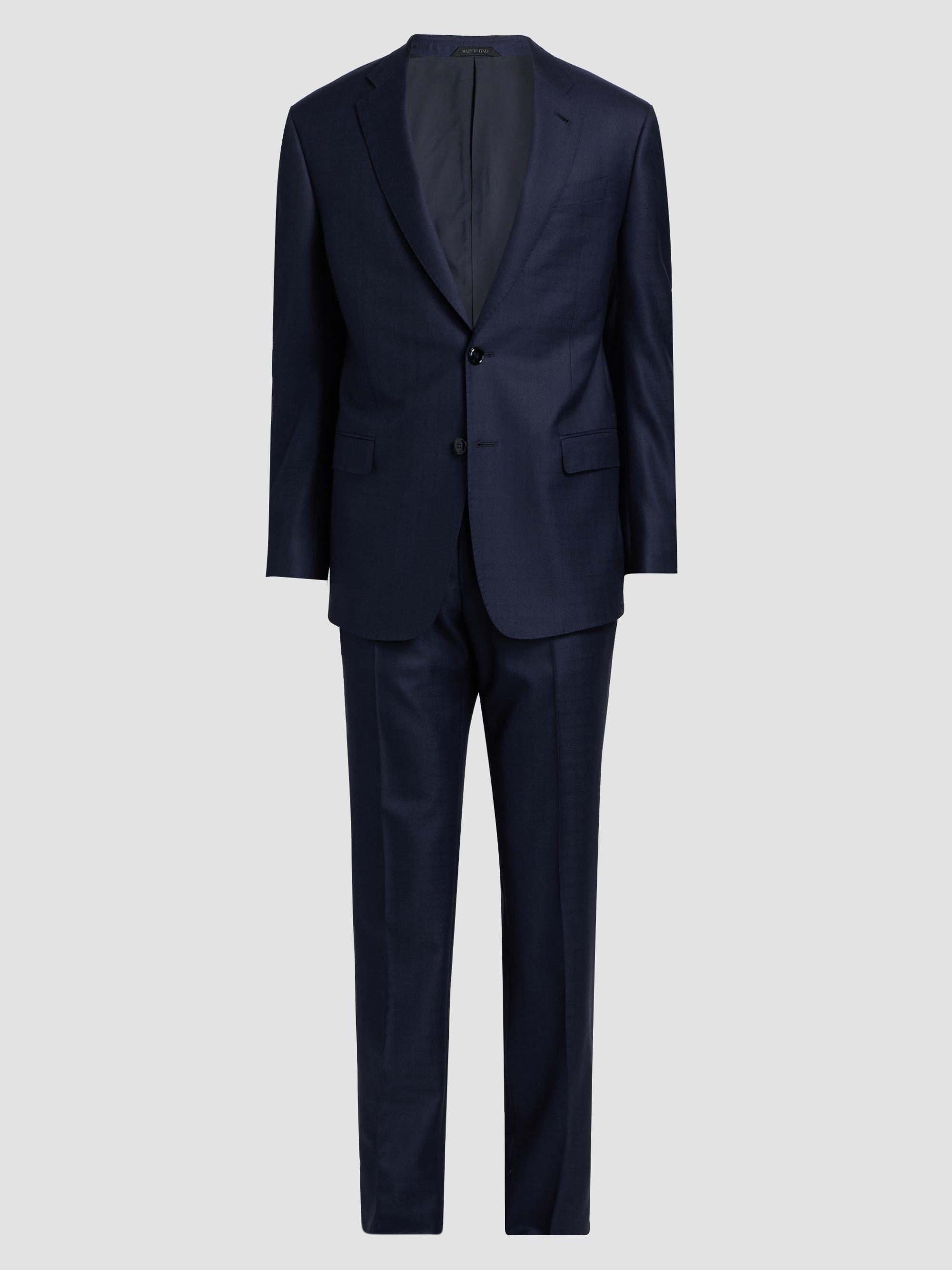 Emporio Armani Micro Houndstooth Wool Suit | Saks Fifth Avenue
