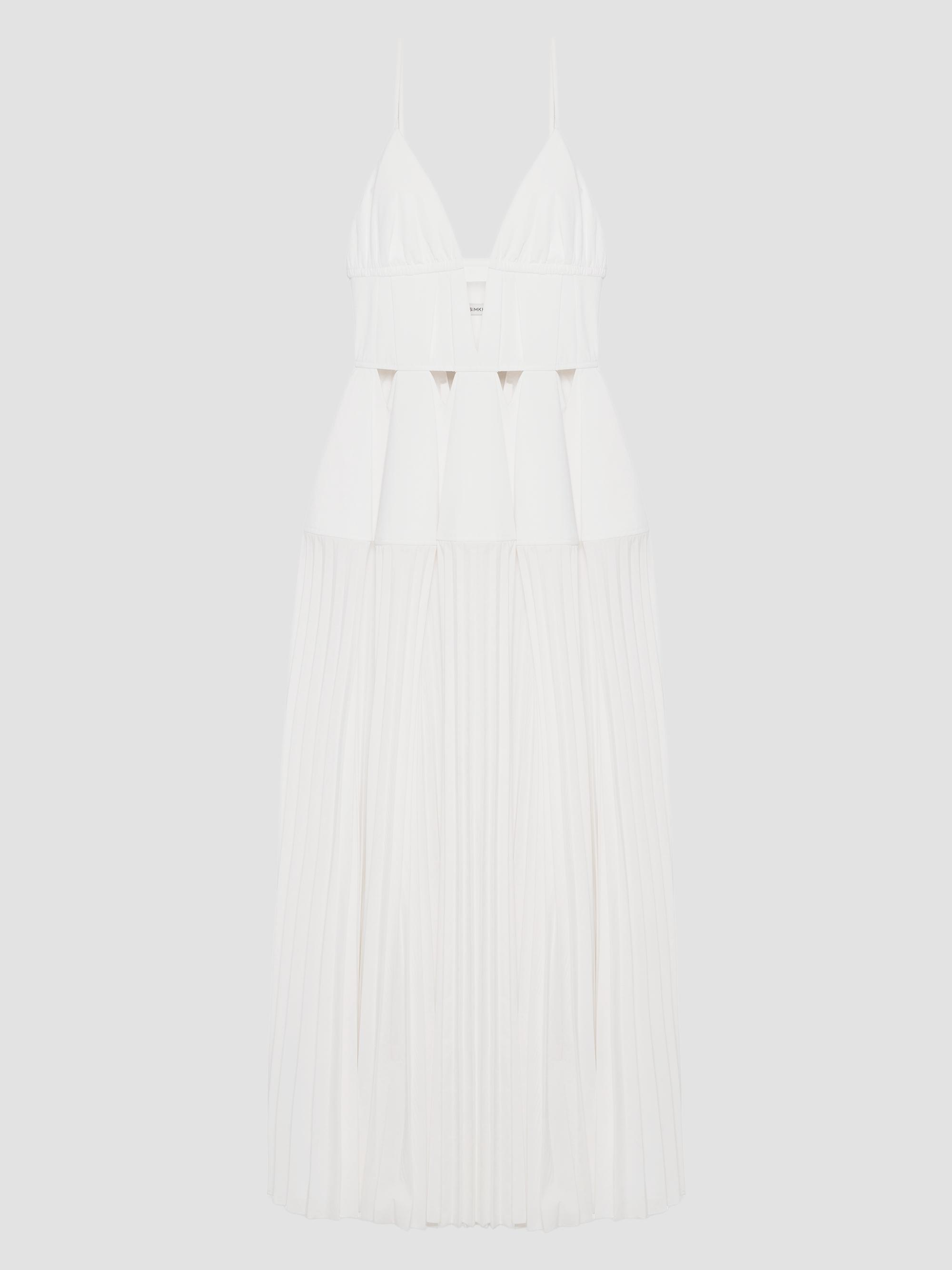 white classy mini dress Velvi - Darling - Channel your classy side 30SALE MATRIX DOUBLE HIGH SLIT Shoe size:47