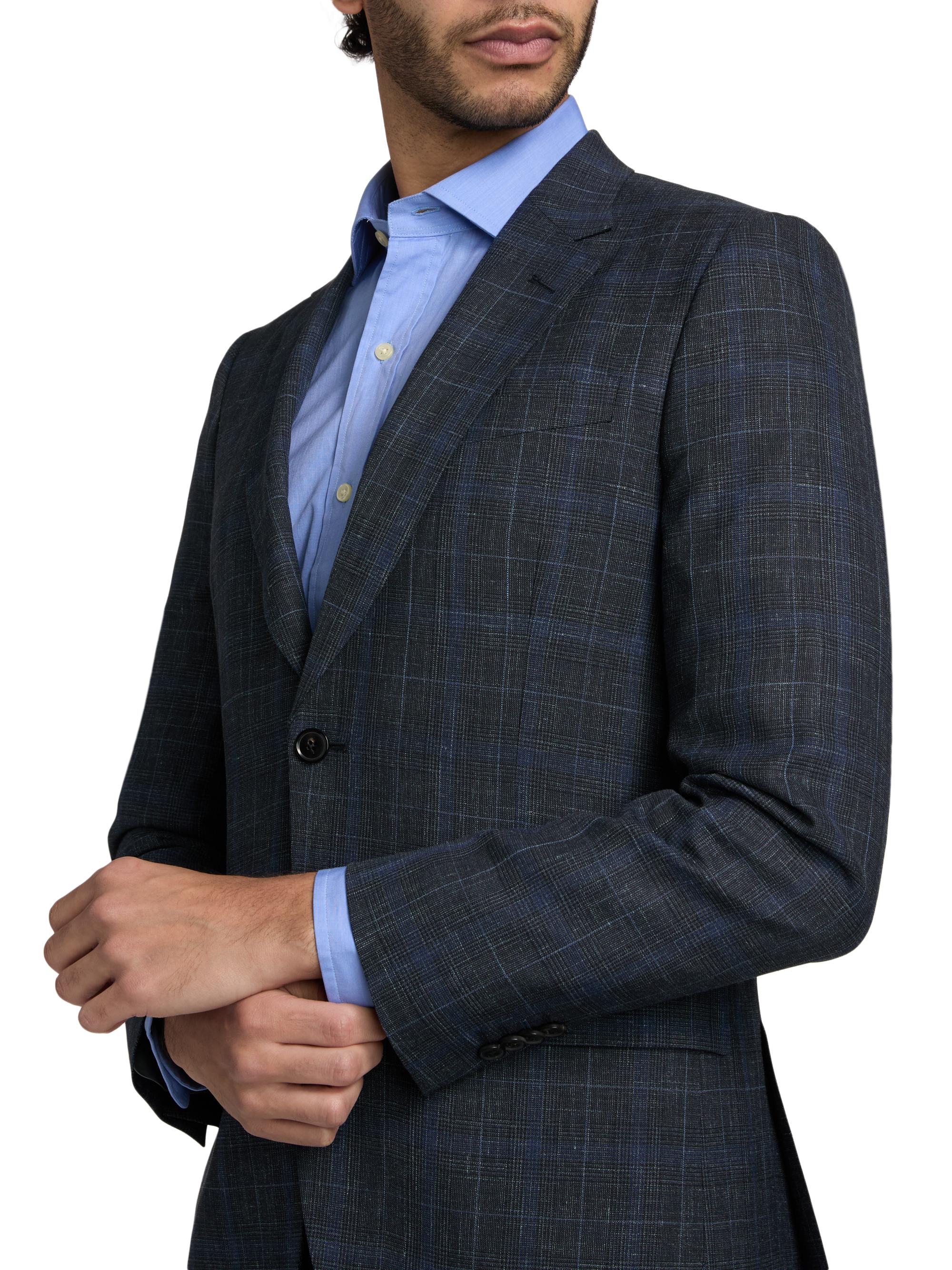 Paul Smith Soho-Fit Tailored Wool-Silk-Linen Suit | Saks Fifth Avenue