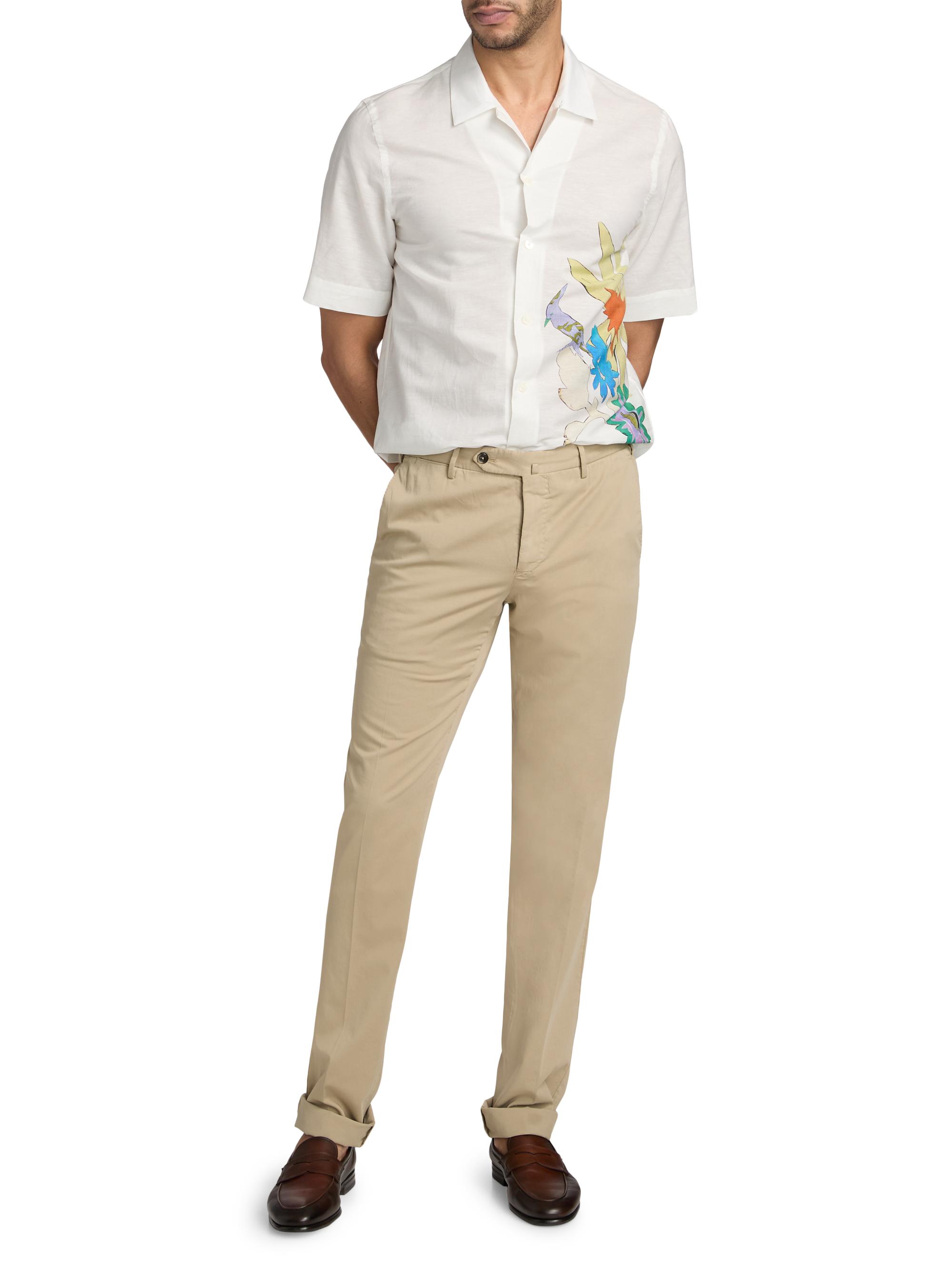 Paul Smith Men's Bird & Flowers Camp Shirt - White | Thumbnail 2