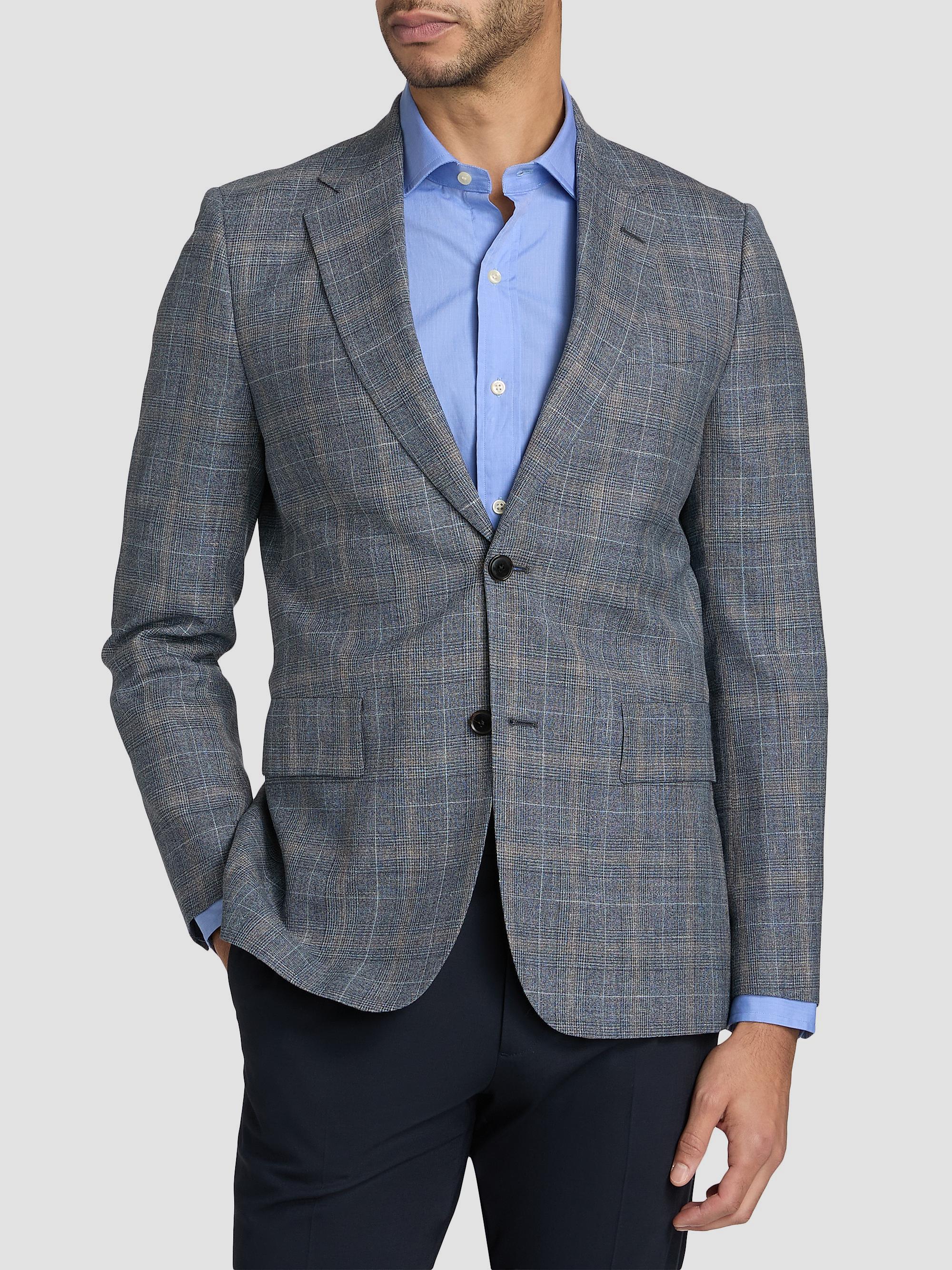 Paul Smith LONDON シルク混 グレンチェック L Paul Smith - paul