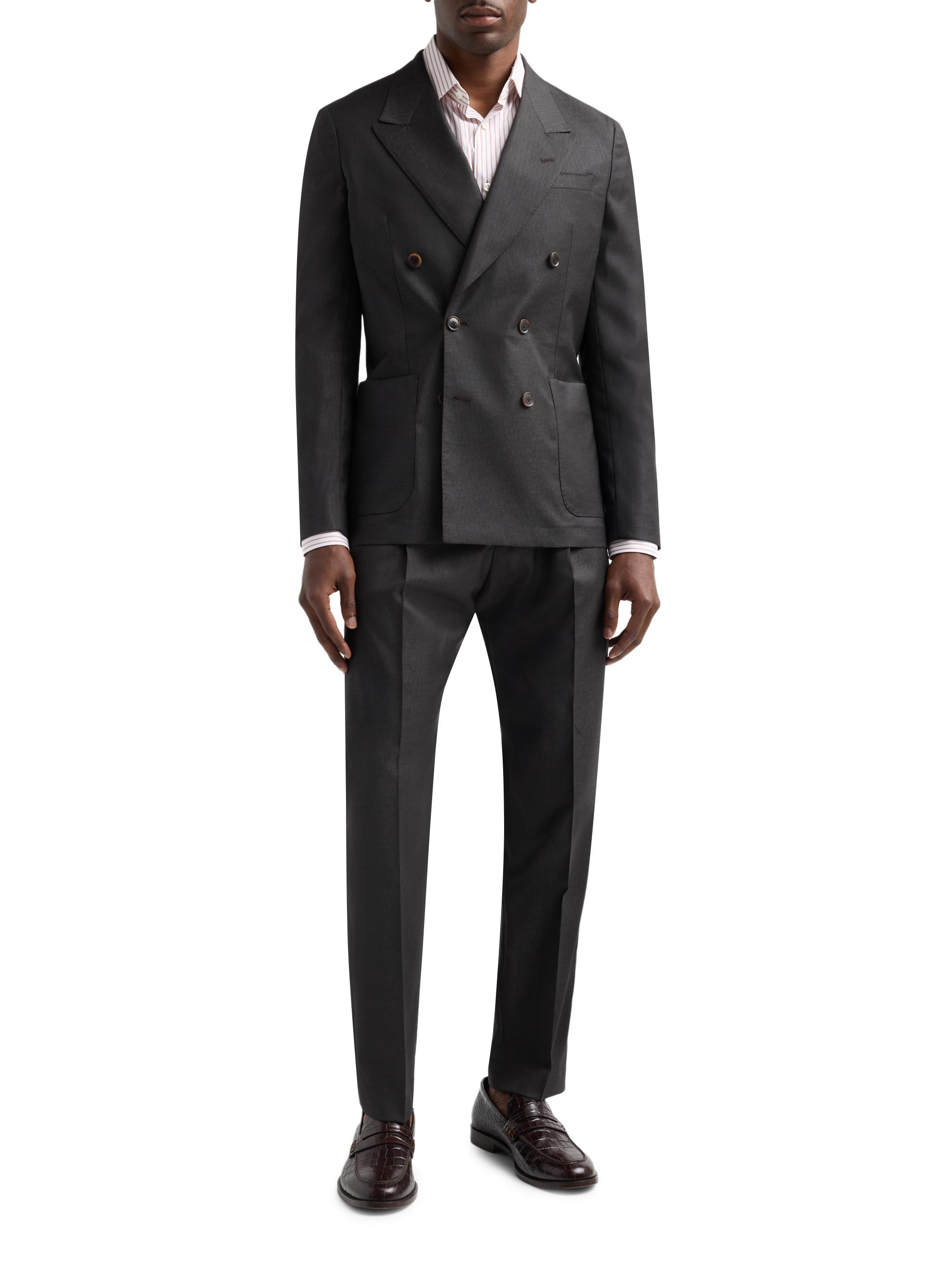 Paul Smith Peak Lapel Wool Double-Breasted Blazer | Saks Fifth Avenue