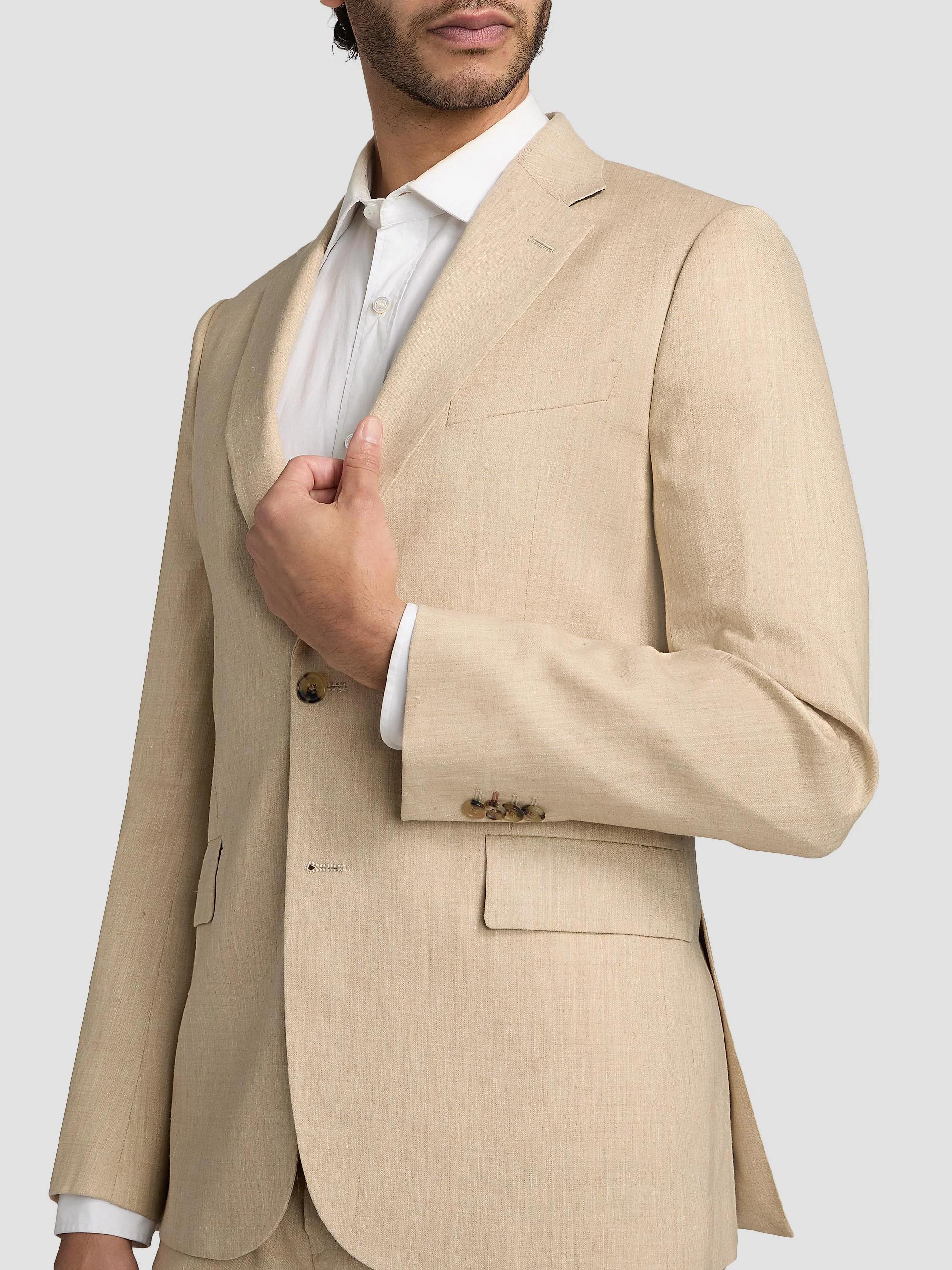 Paul Smith Tailored-Fit Stretch Linen-Wool Single-Breasted Suit