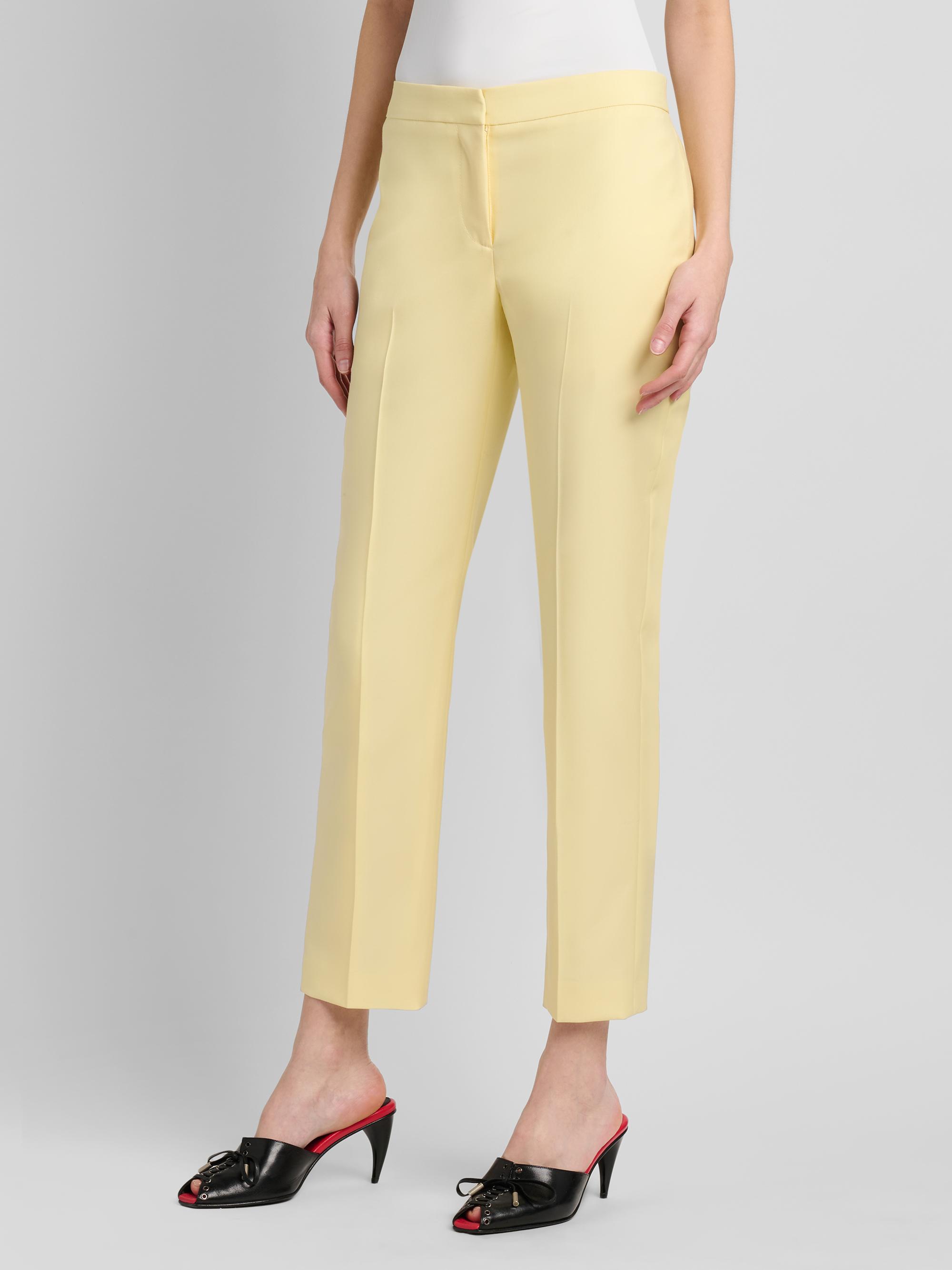 McQueen Women's Wool Cigarette Trousers - Sherbet | Thumbnail 4