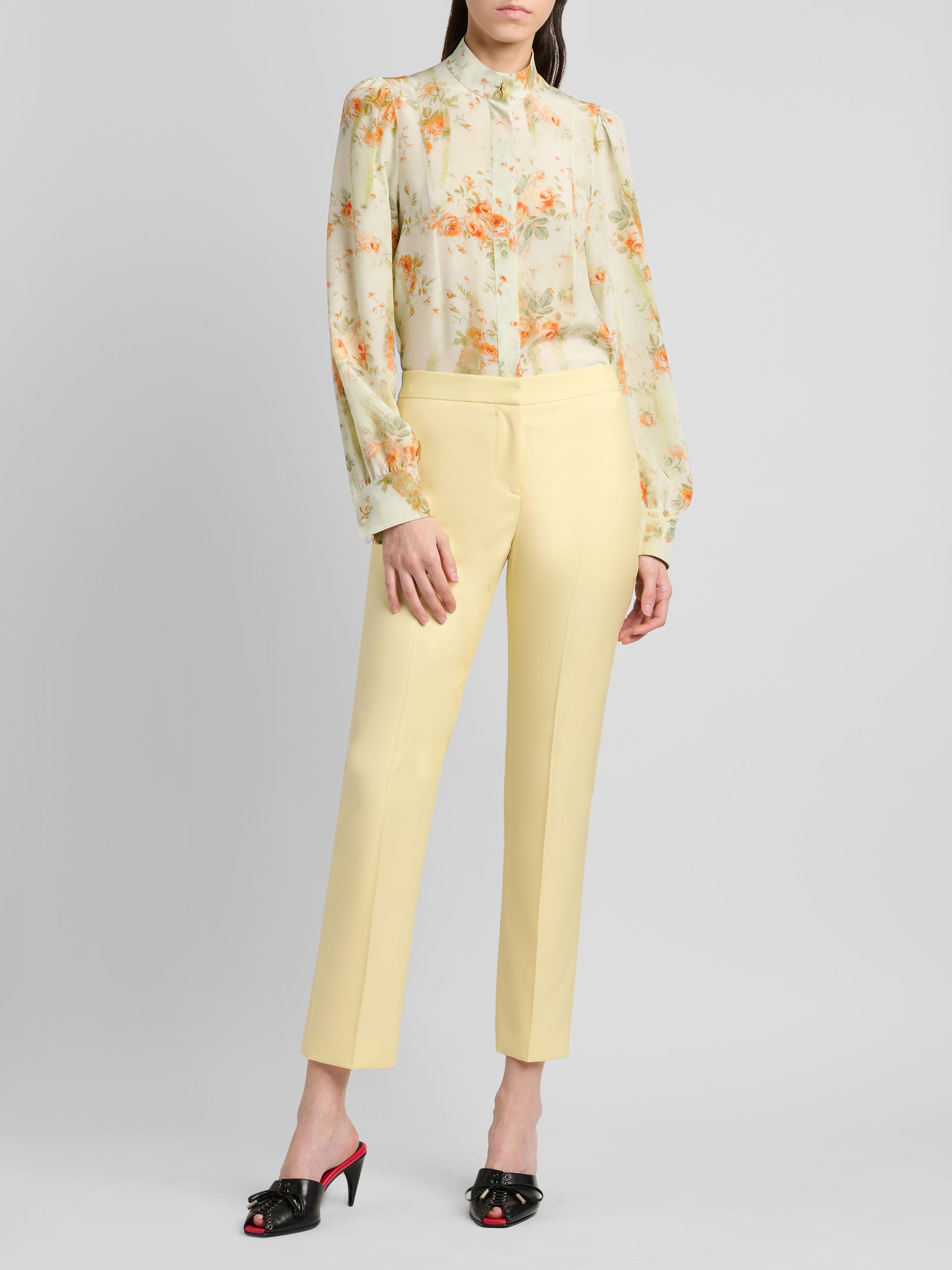 McQueen Women's Wool Cigarette Trousers - Sherbet | Thumbnail 2