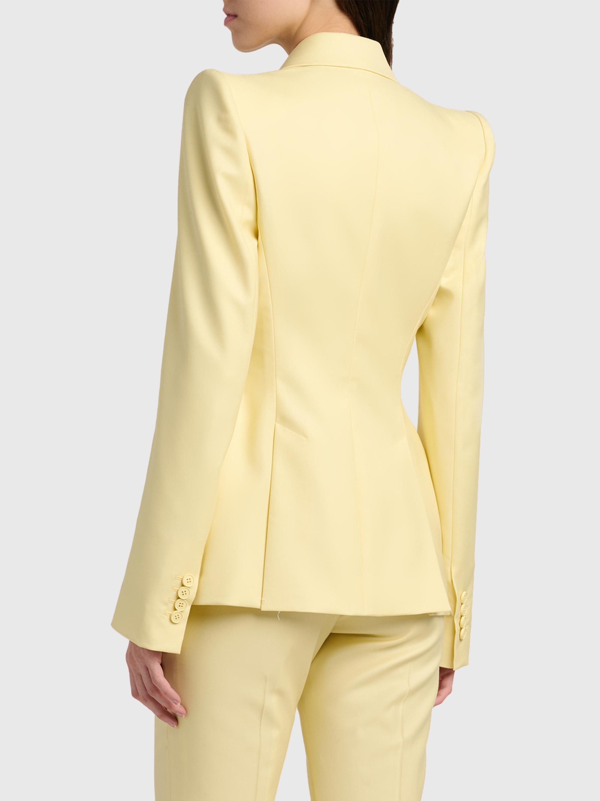 McQueen Women's Wool One-Button Blazer - Sherbet | Thumbnail 5