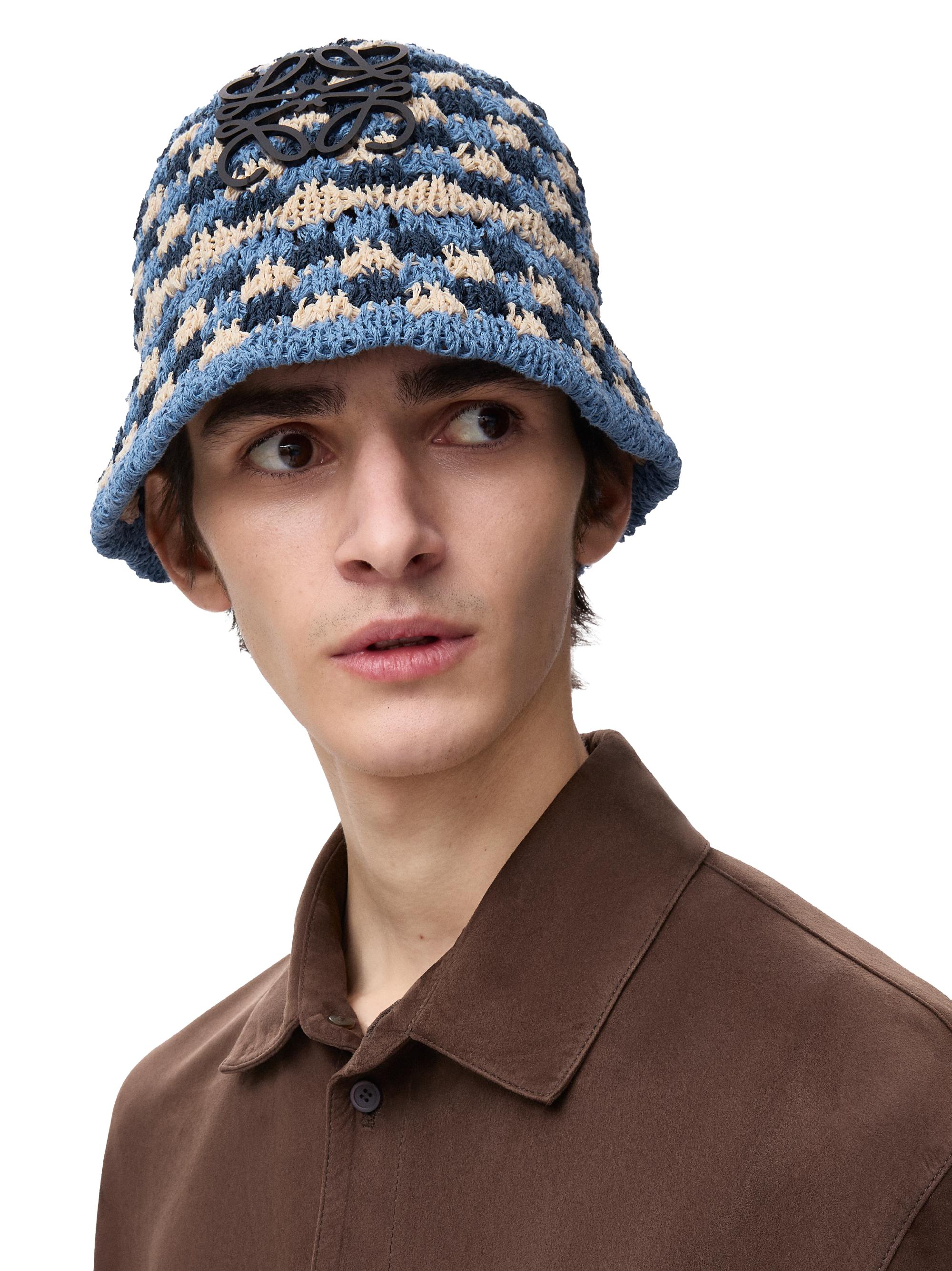 LOEWE LOEWE x Paula's Ibiza Anagram Knit Bucket Hat | Saks Fifth