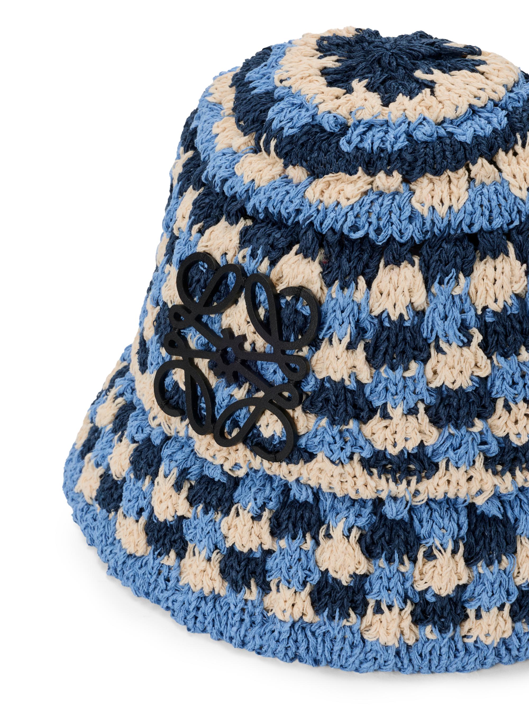 LOEWE LOEWE x Paula's Ibiza Anagram Knit Bucket Hat | Saks Fifth