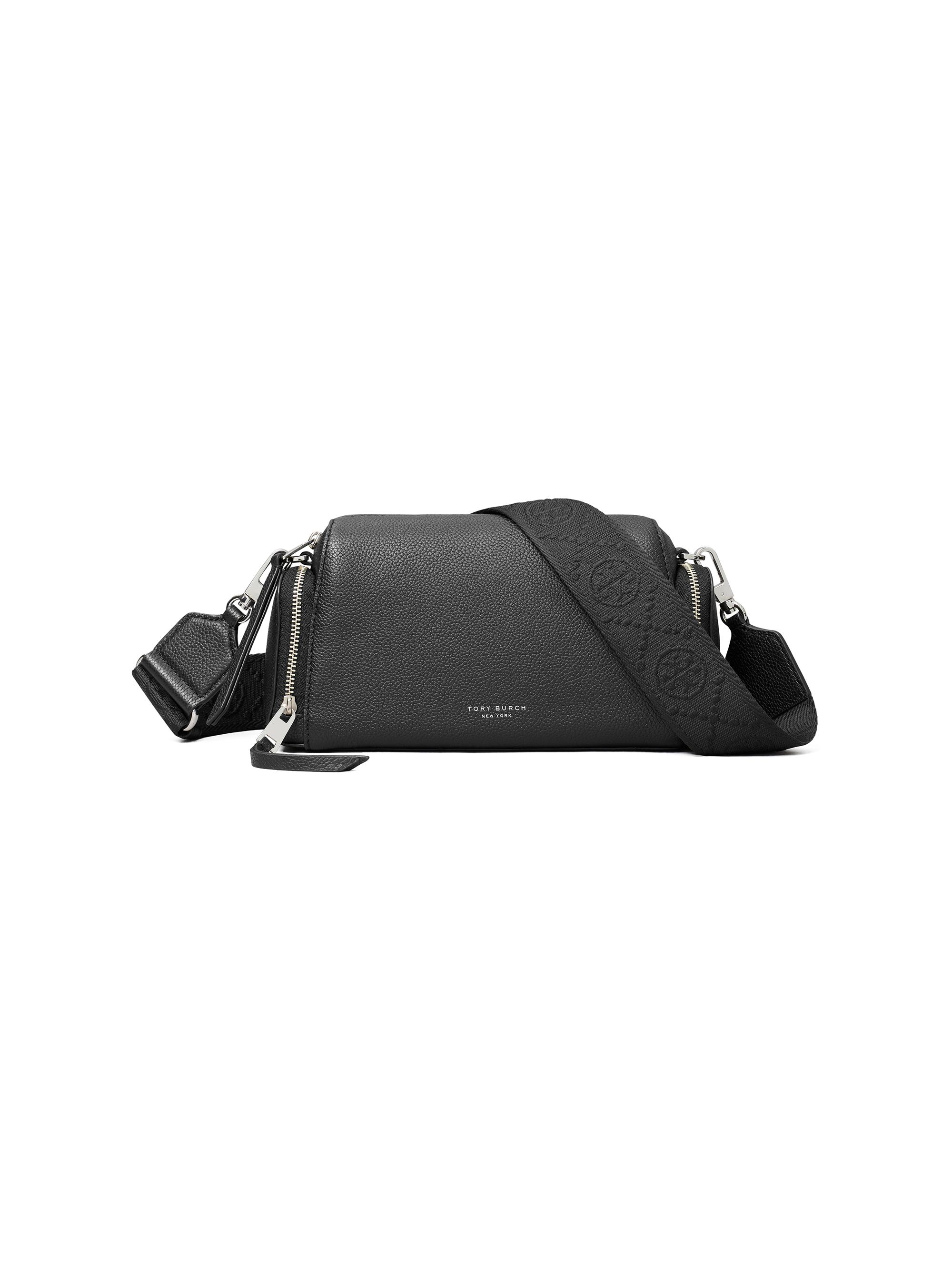 Tory Burch Women's Perry Voyager Leather Crossbody Bag - Soft Cement