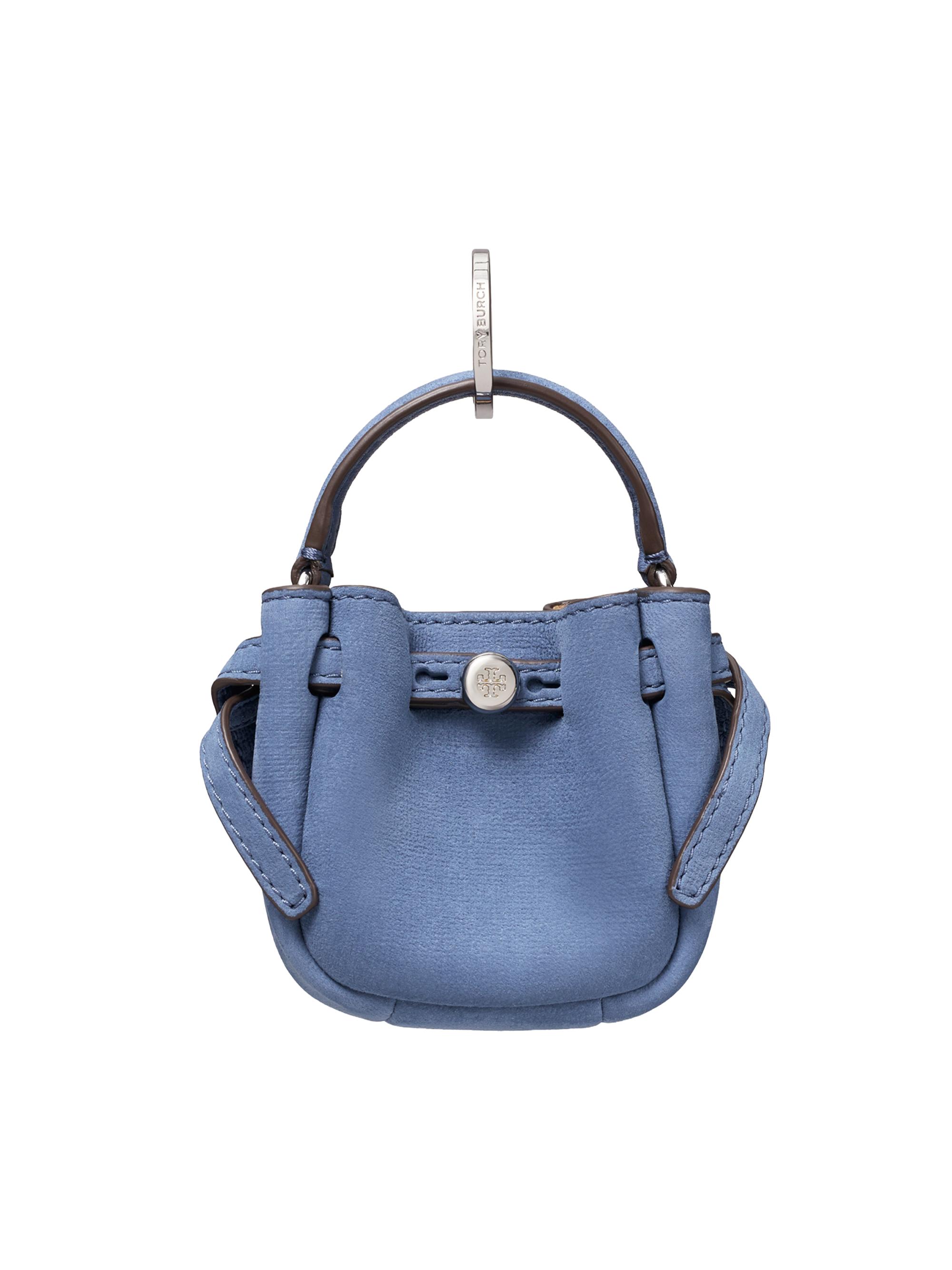 Tory Burch Women's Romy Bucket Bag Key Fob - Soft Blue