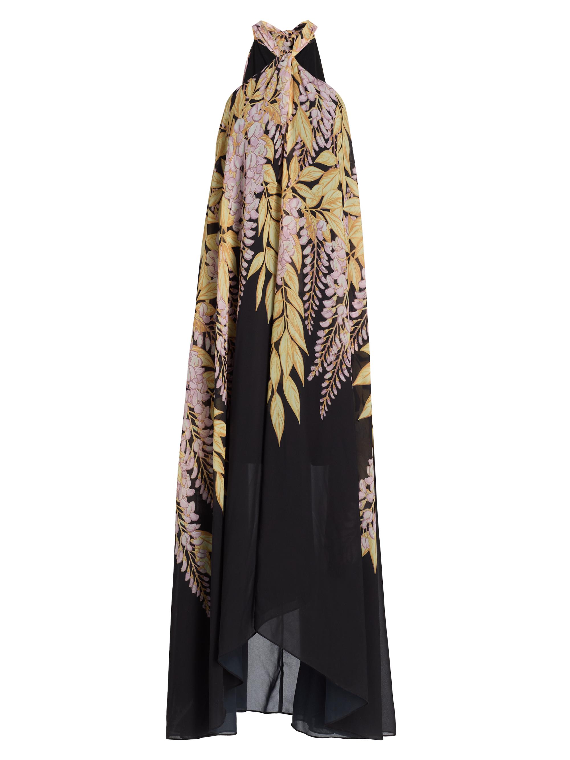 Kobi Halperin Women's Daria Floral Halter Maxi Dress - Black Pink