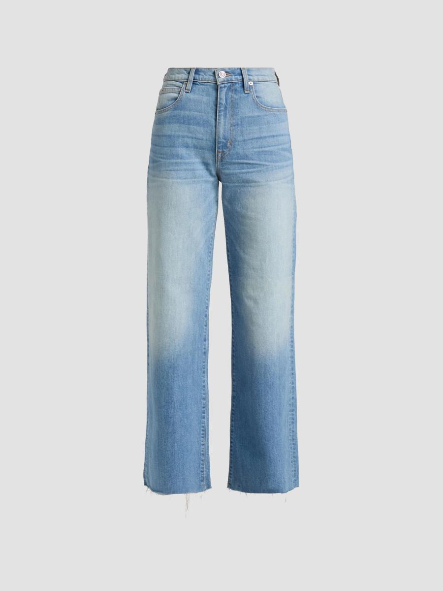 SLVRLAKE Grace Faded High-Rise Straight Jeans | Saks Fifth Avenue
