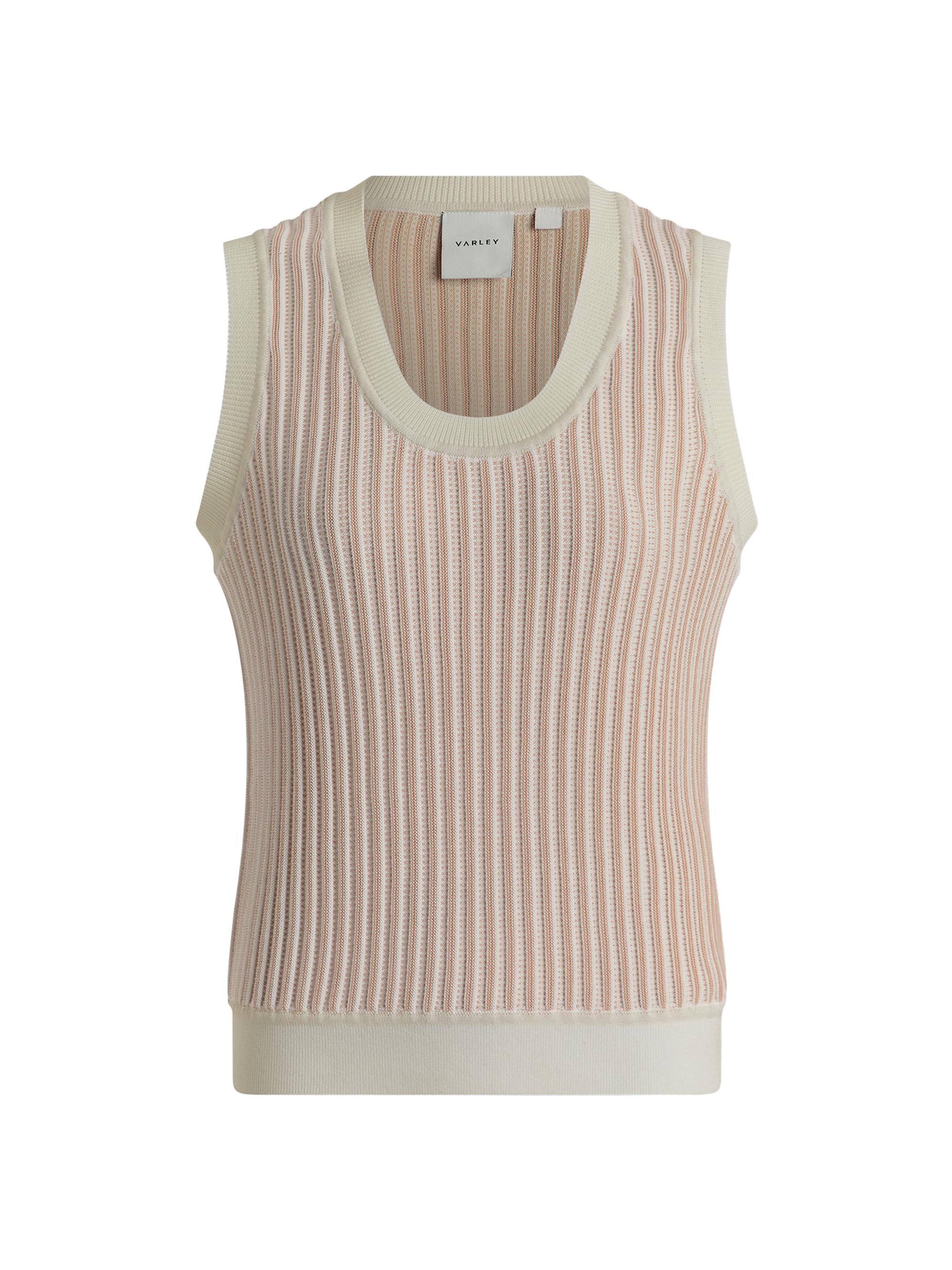 Varley Women's Aldcroft Stitch Knit Tank Top - Snow White