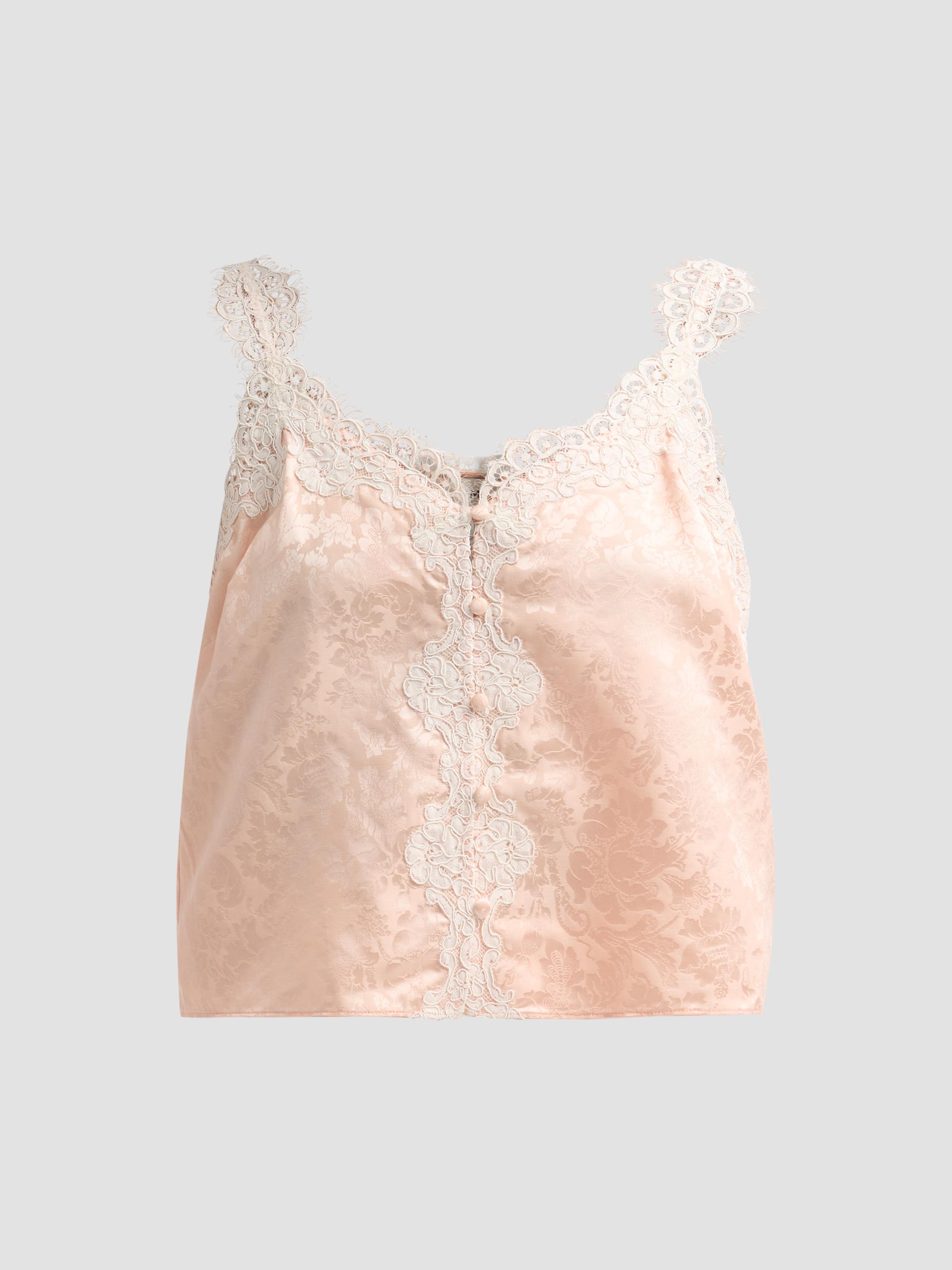 Cami NYC Collins Lace Trim Satin Camisole | Saks Fifth Avenue