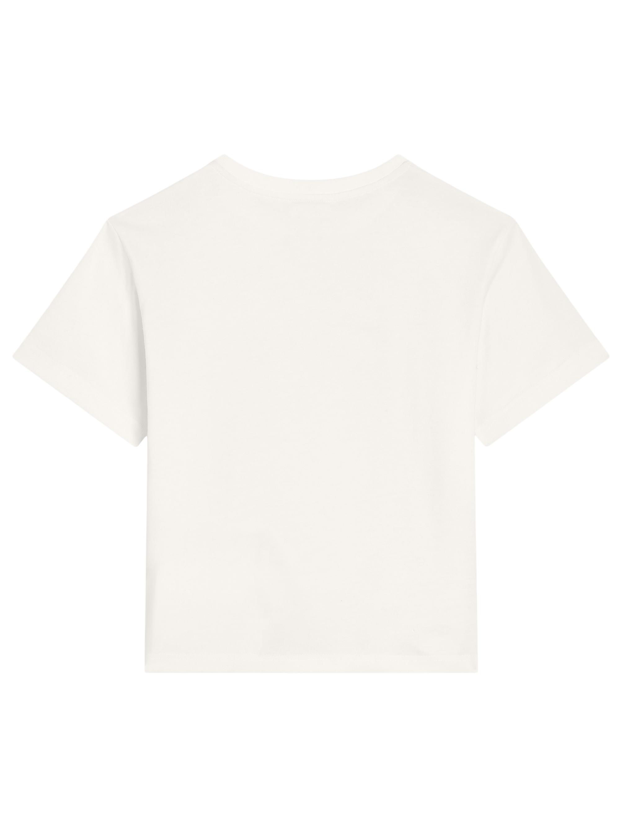 Dolce & Gabbana Little Boy's & Boy's Baseball Logo-Embroidered T-Shirt - Bianco | Thumbnail 2