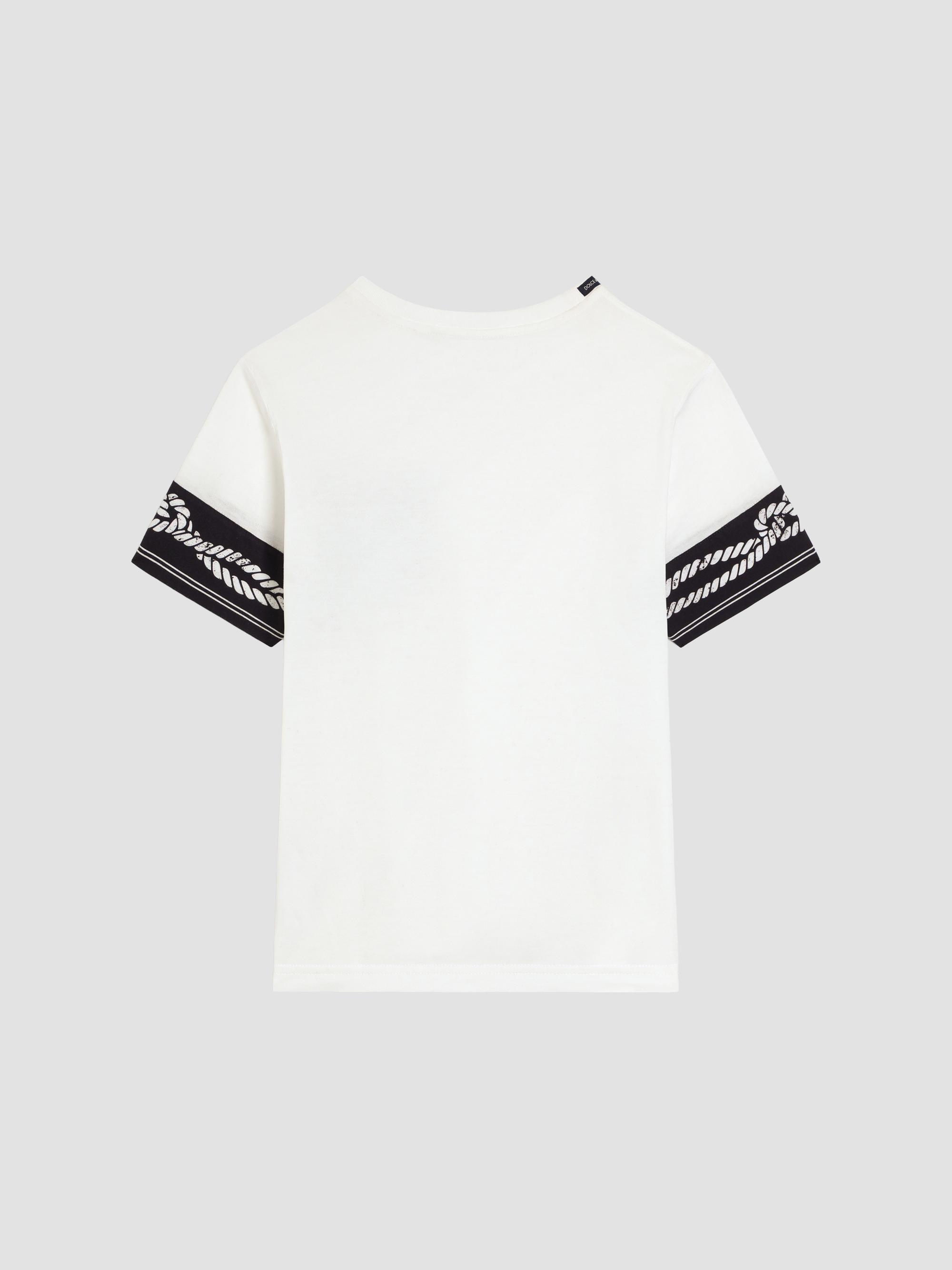 Dolce & Gabbana Baby Boy's, Little Boy's & Boy's Marina-Print Cotton T-Shirt - Bianco | Thumbnail 2