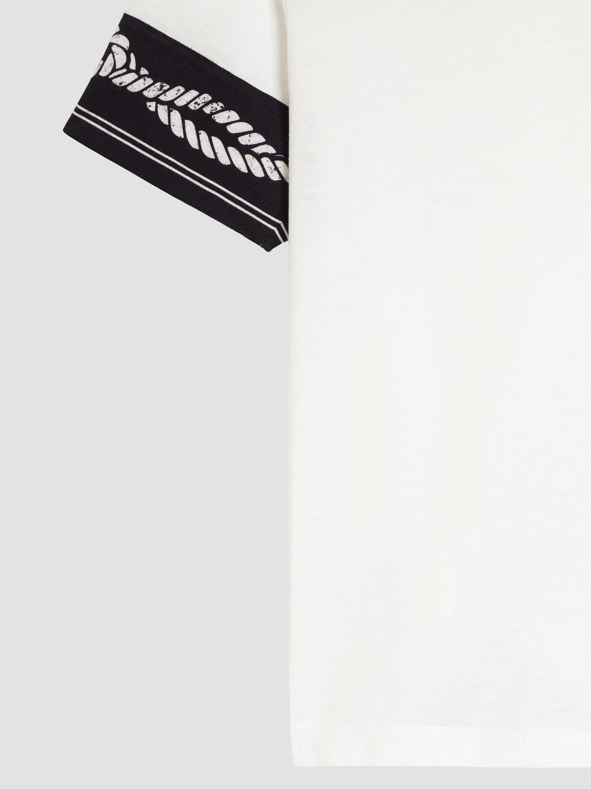 Dolce & Gabbana Baby Boy's, Little Boy's & Boy's Marina-Print Cotton T-Shirt - Bianco | Thumbnail 4