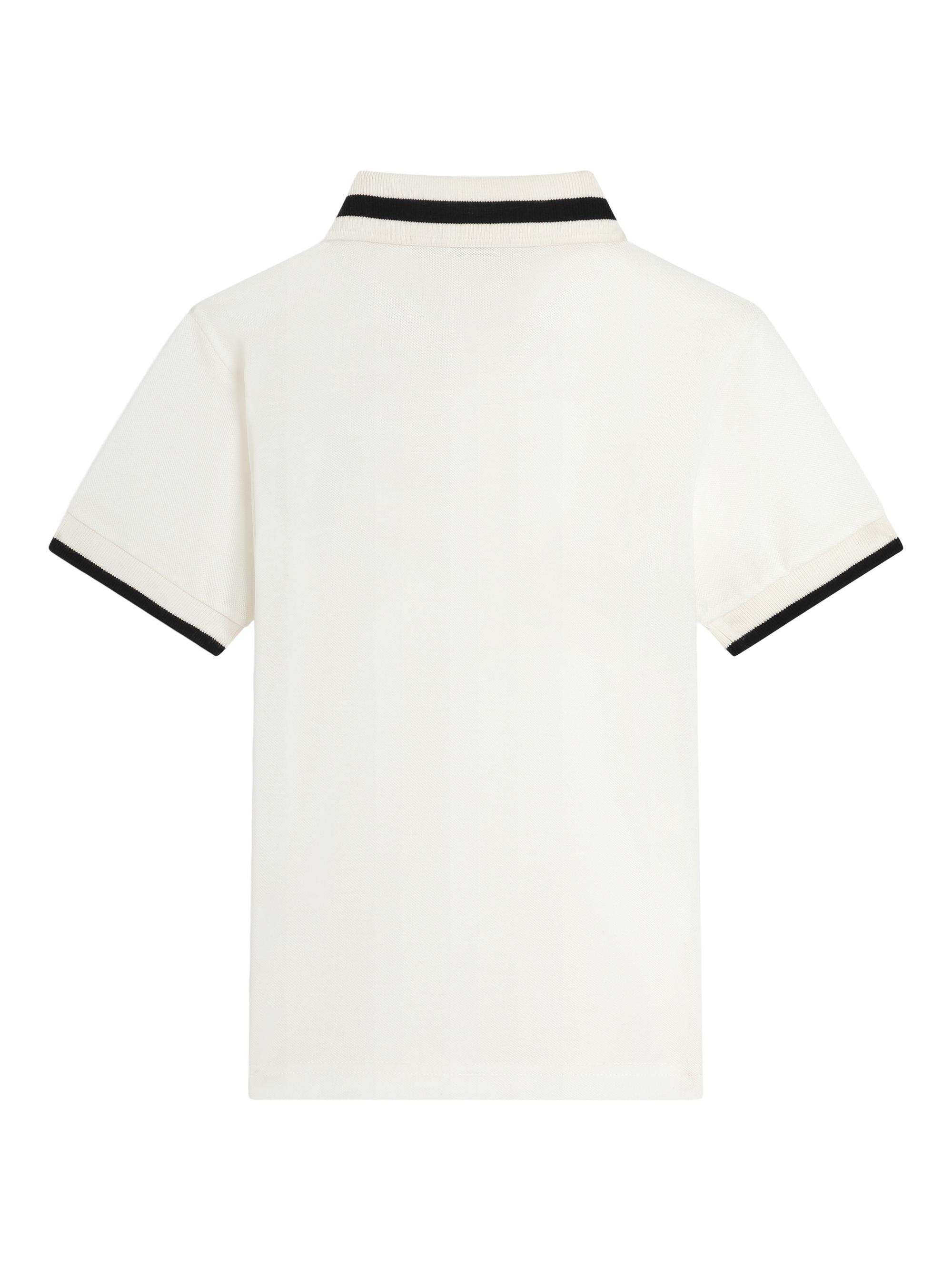 Dolce & Gabbana Little Boy's & Boy's Logo Polo Shirt - Bianco | Thumbnail 2