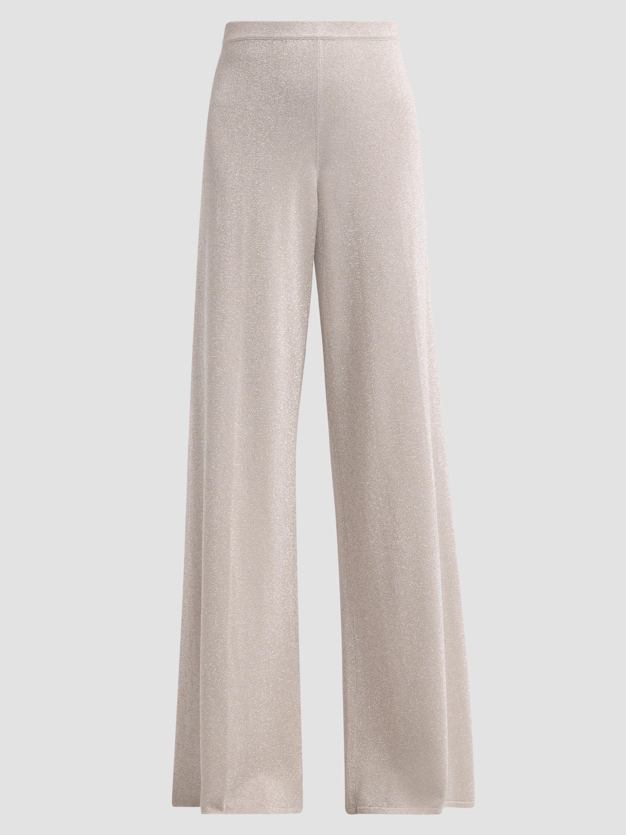Kobi Halperin Women's Nina Knit Wide-Leg Pants - Silver | Thumbnail 6