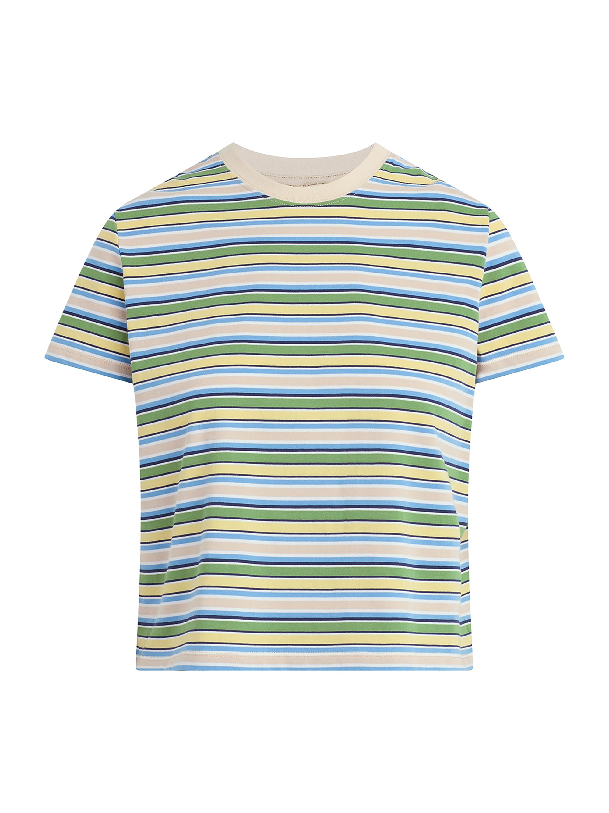 Joe's Jeans Women's The Easy Striped T-Shirt - Citrus Multi Stripe