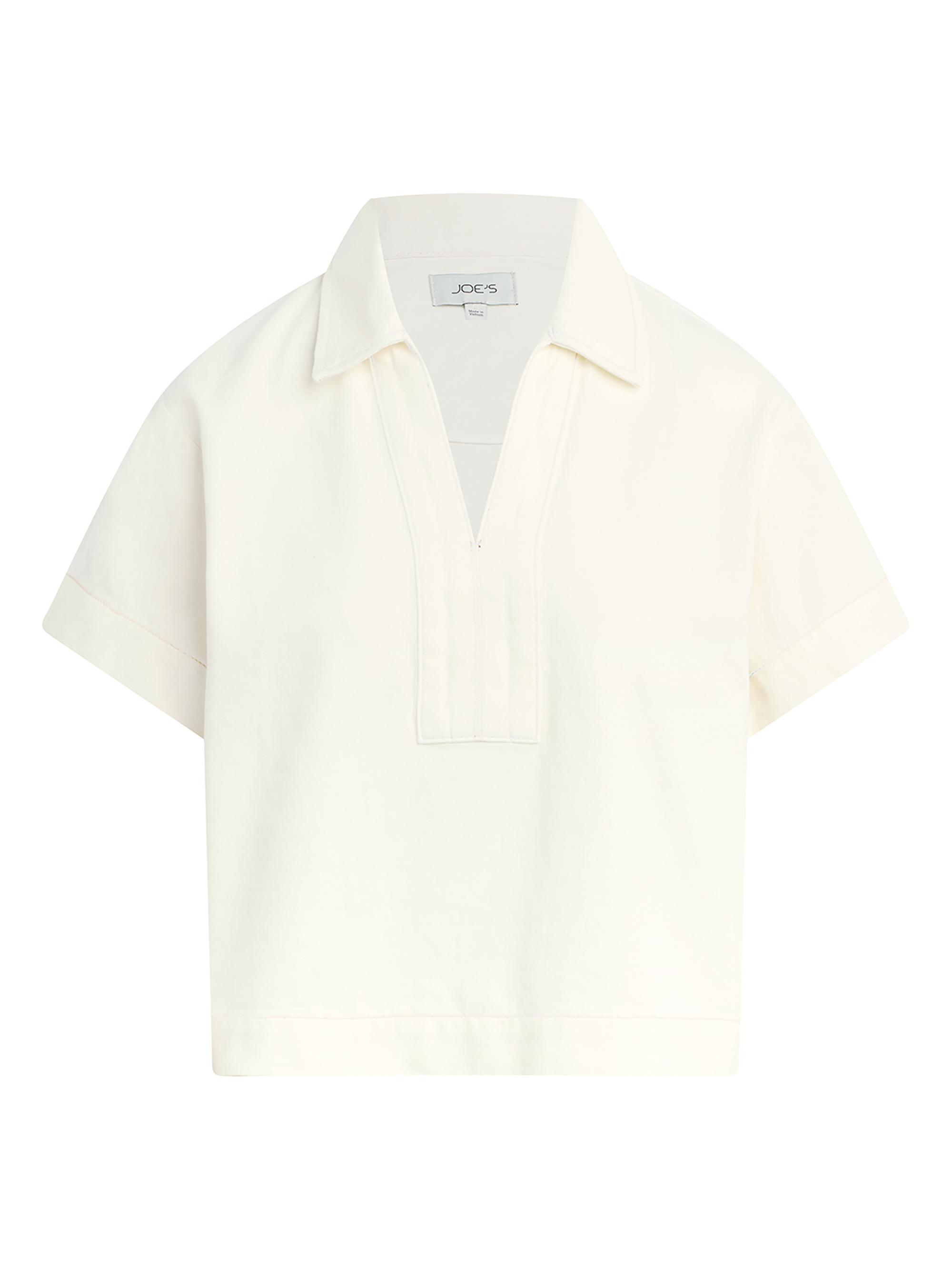 Joe's Jeans Women's The Lillian Denim Popover Shirt - Milk