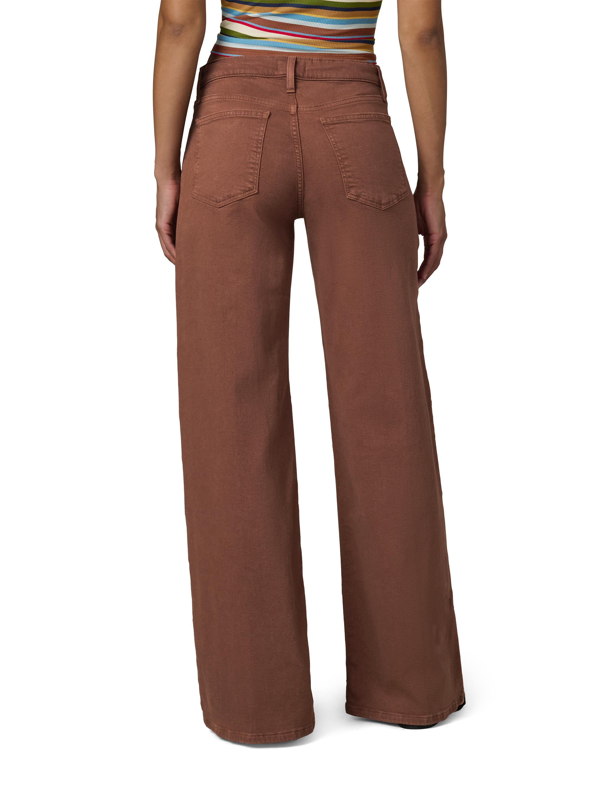 Joe's Jeans Women's Lou Lou Drawstring Wide-Leg Jeans - Chocolate | Thumbnail 5