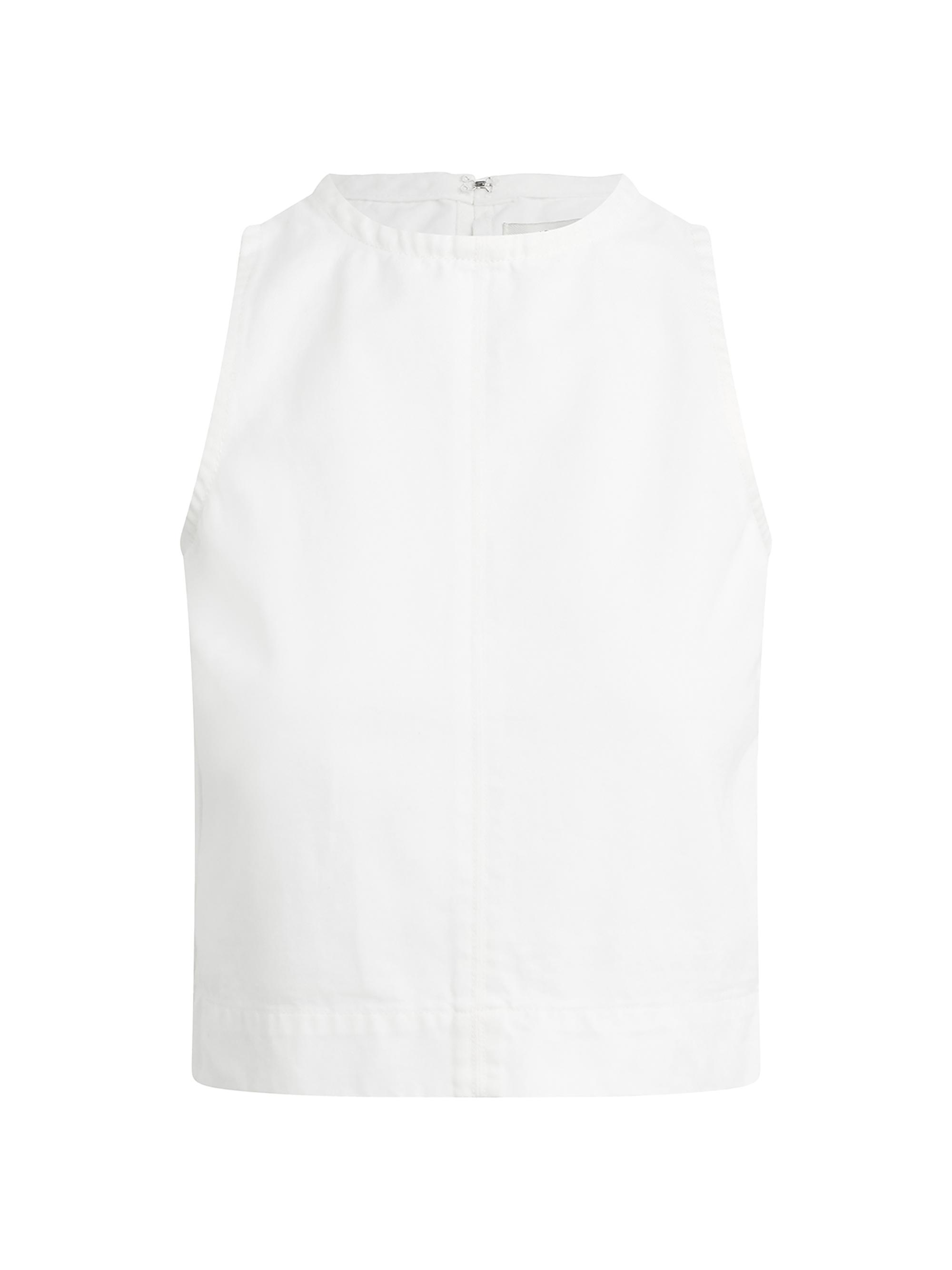 Joe's Jeans Women's Cotton Denim Sleeveless Top - White