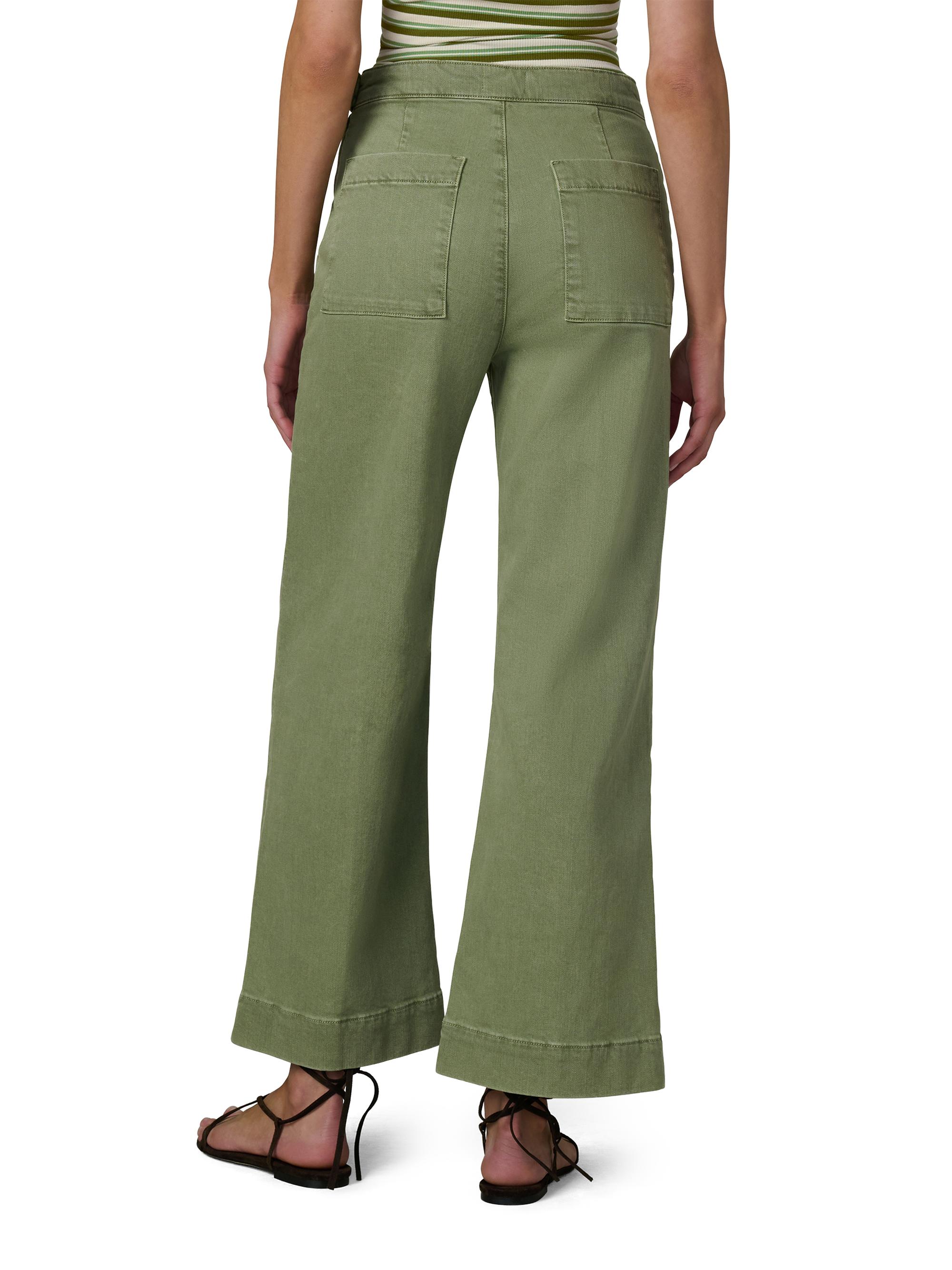 Joe's Jeans Women's The Side Zip Wide-Leg Ankle Pants - Pesto | Thumbnail 5