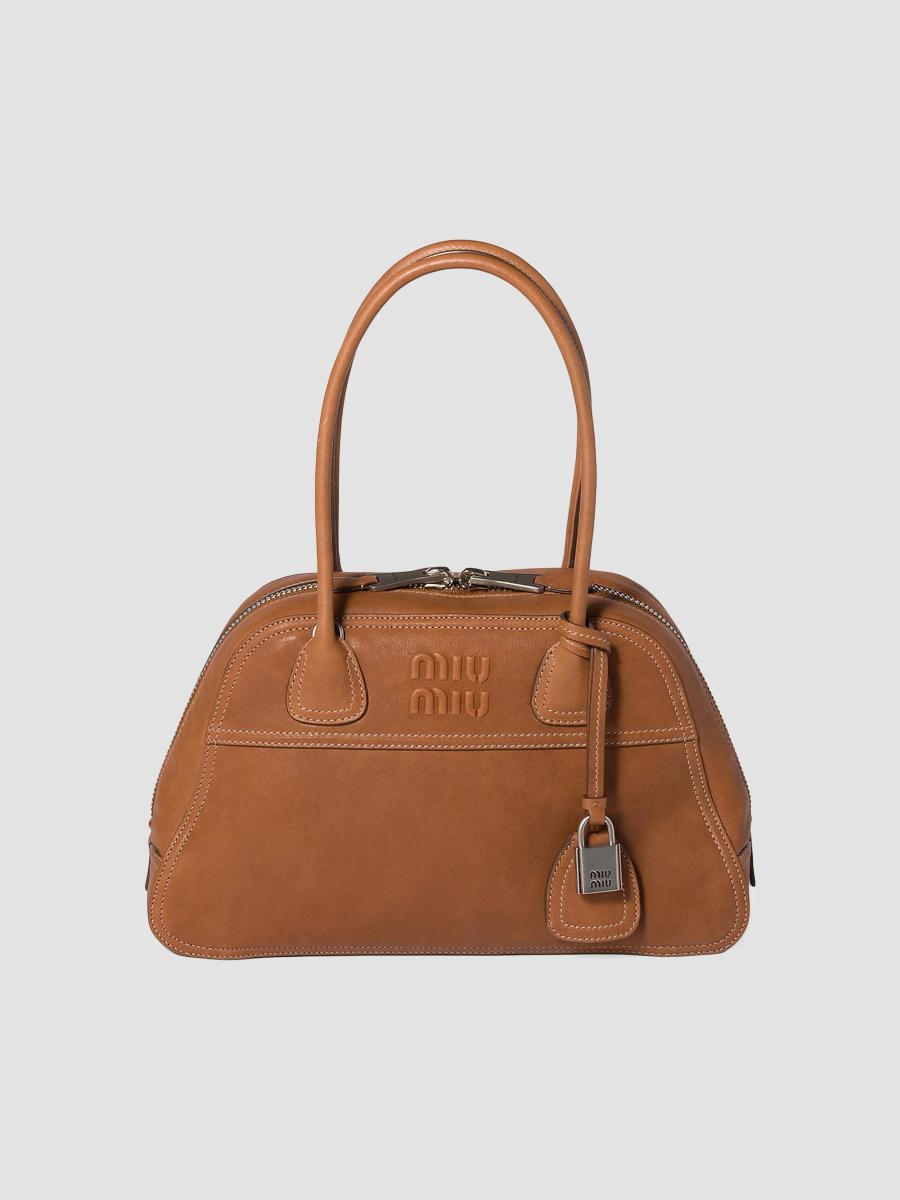 Miu Miu Vivant Leather Top Handle Bag | Saks Fifth Avenue