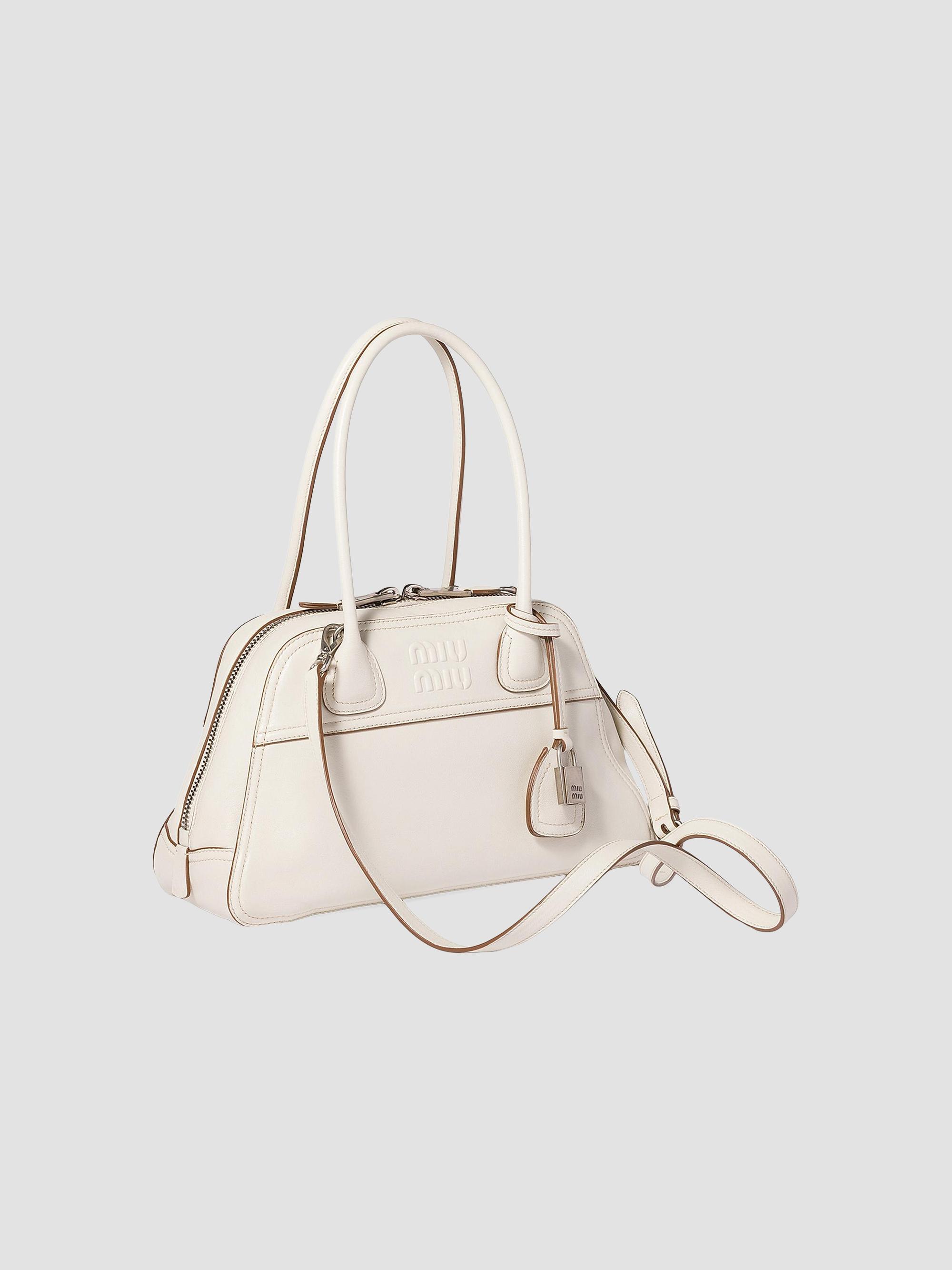 Miu Miu Vivant Leather Top Handle Bag | Saks Fifth Avenue