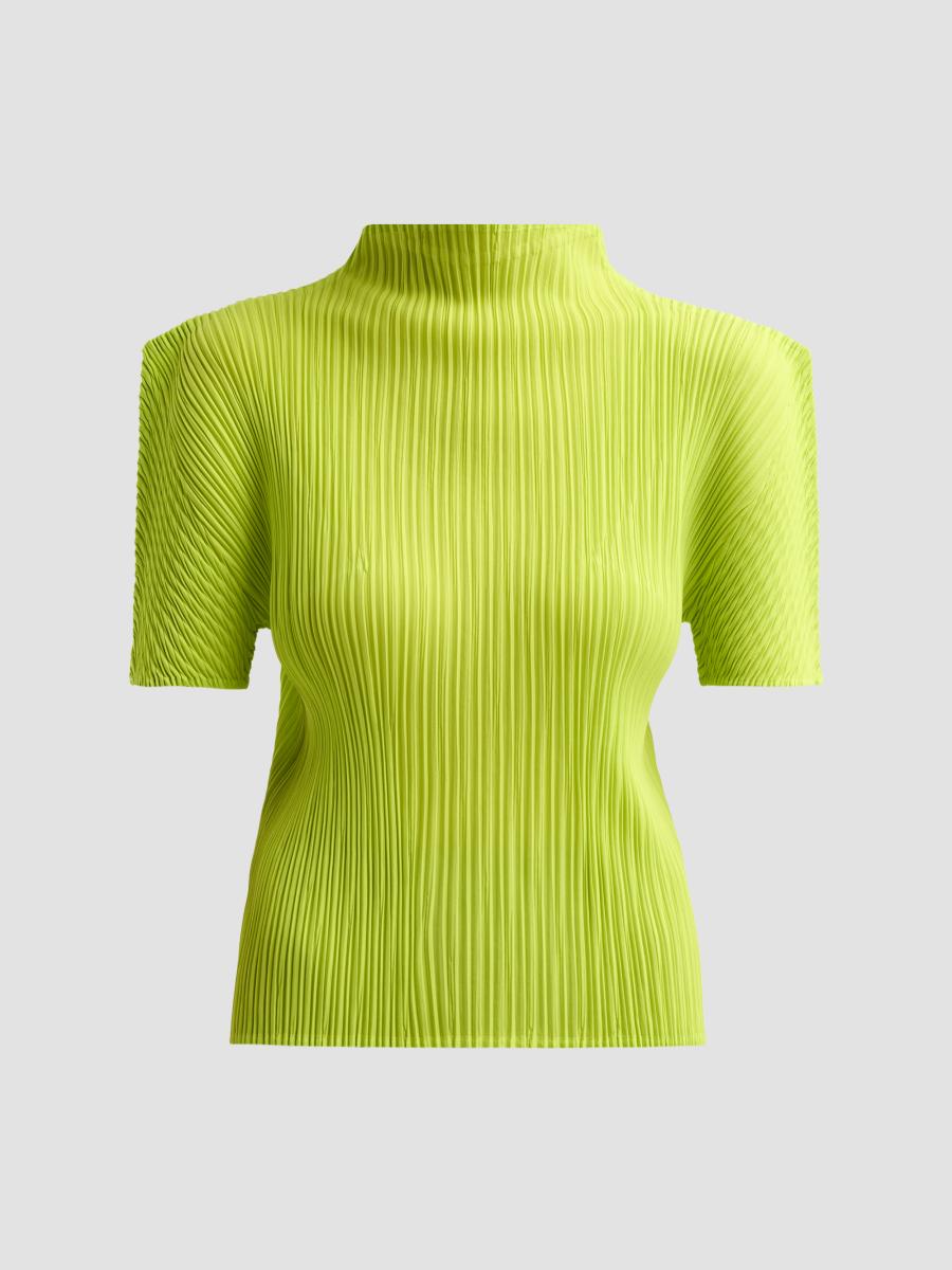 Issey Miyake Box Shoulder Pleats Top | Saks Fifth Avenue