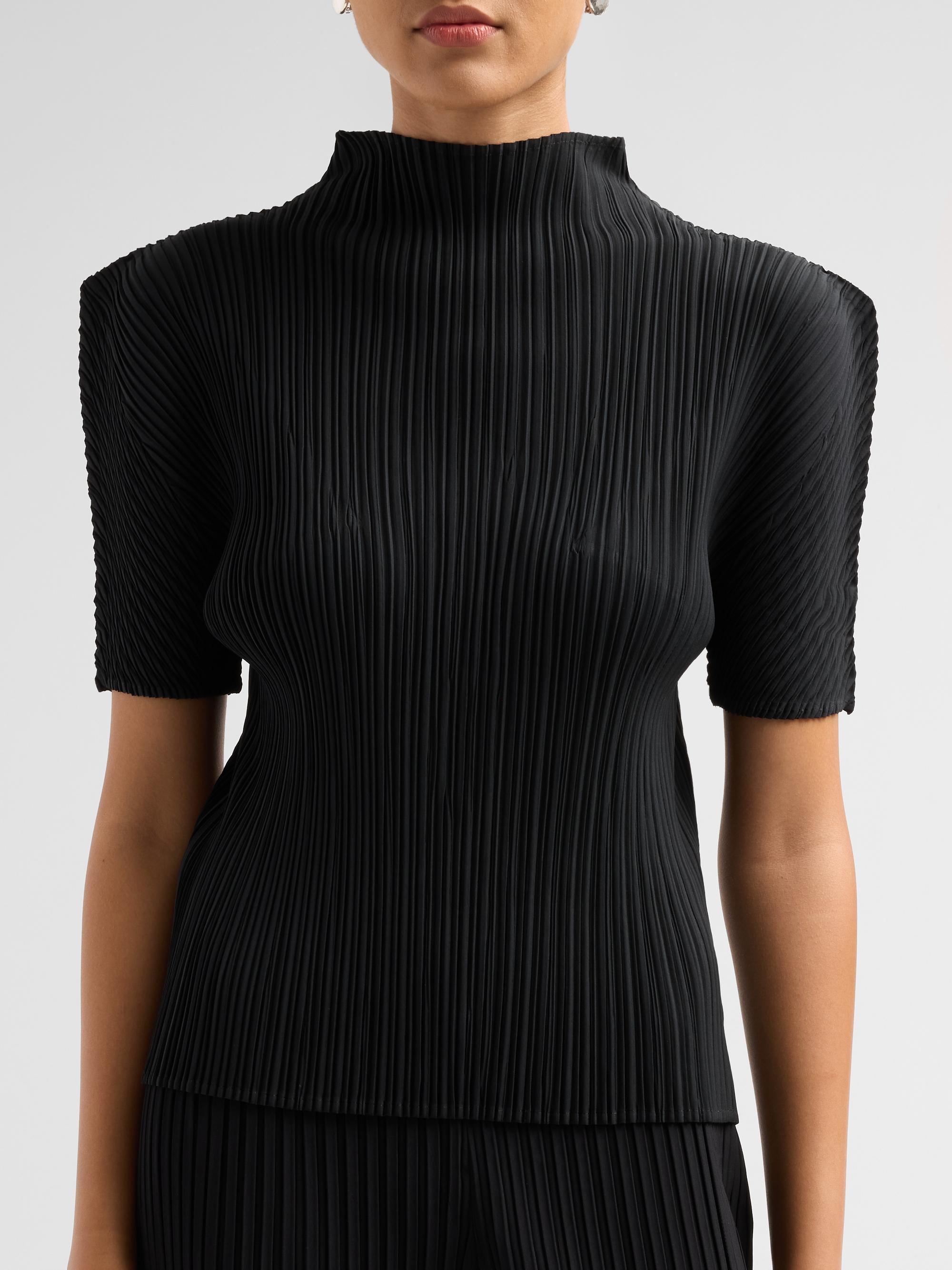 Issey Miyake Box Shoulder Pleats Top | Saks Fifth Avenue