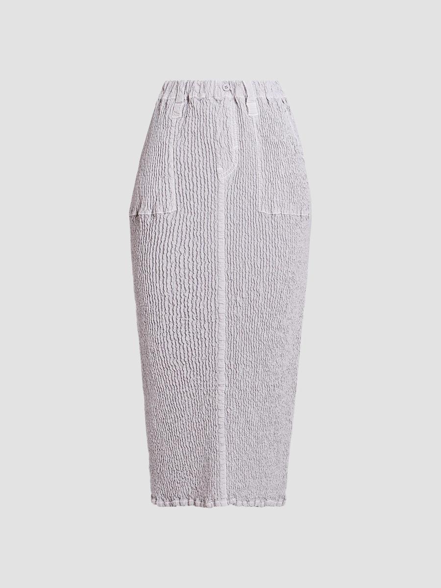 Issey Miyake Wavelet Ensemble Textured Pencil Midi Skirt | Saks