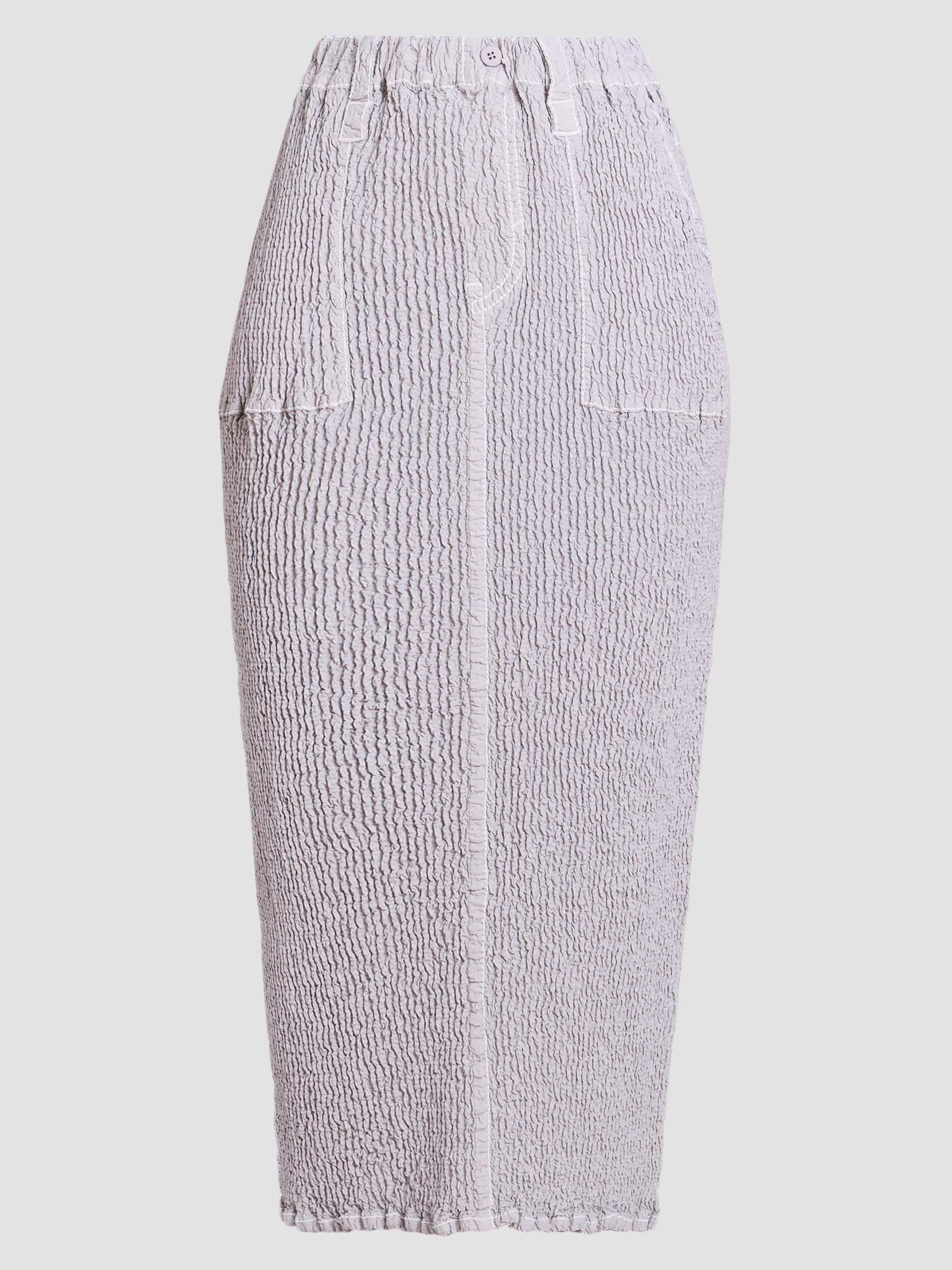 Issey Miyake Wavelet Ensemble Textured Pencil Midi Skirt | Saks