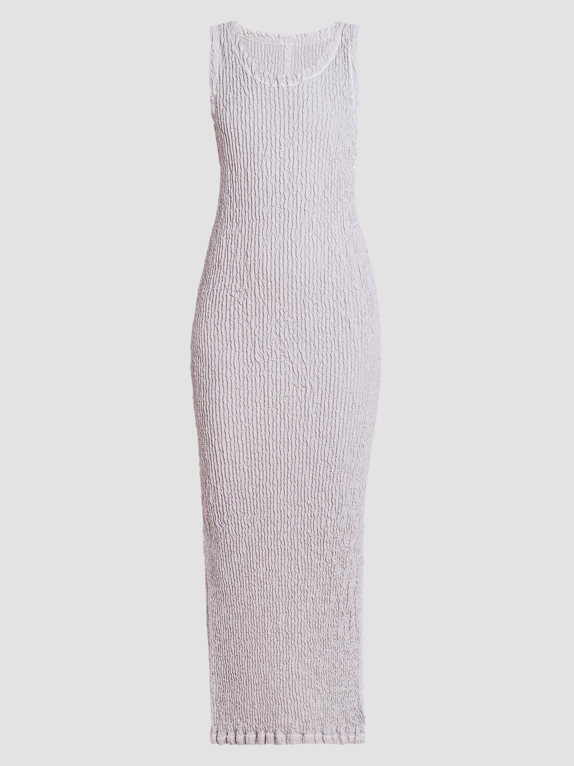 ISSEY MIYAKE COLUMN KNIT GRAY トップ Issey Miyake Column Knit Cotton-Blend Top | Saks Fifth Avenue