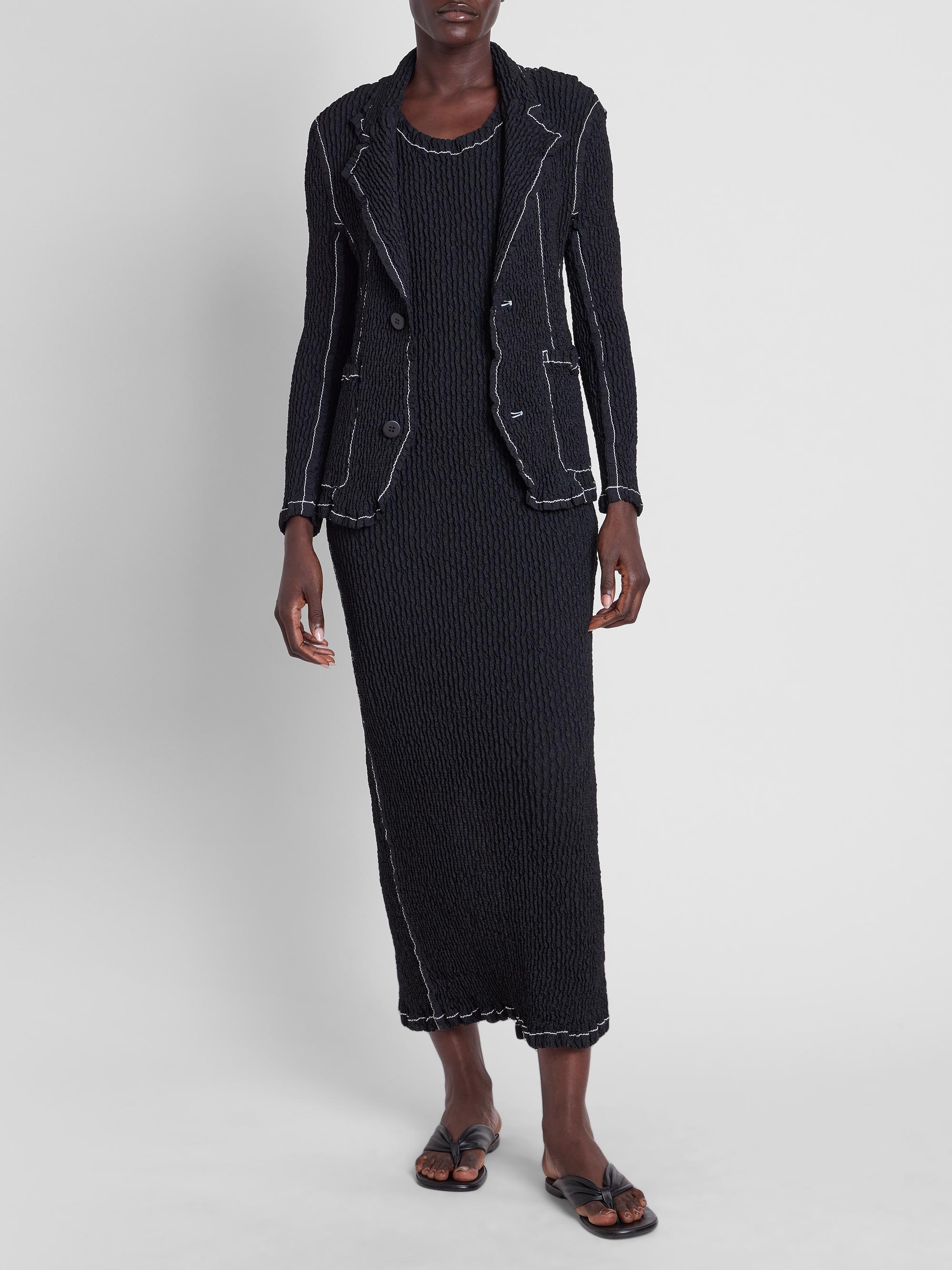Issey Miyake Wavelet Ensemble Textured Notch Lapel Jacket | Saks