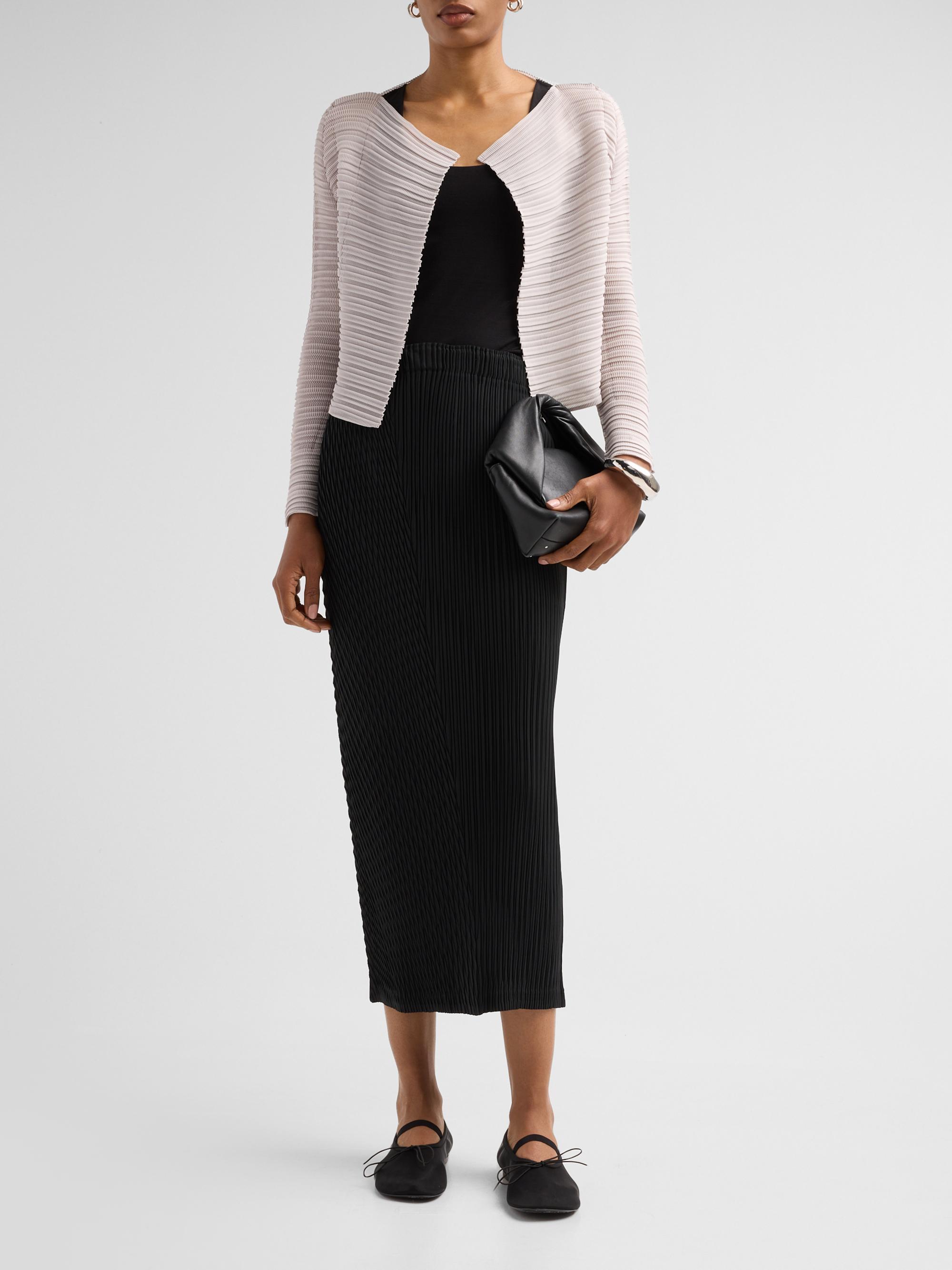 Issey Miyake Box Pleats Midi Skirt | Saks Fifth Avenue