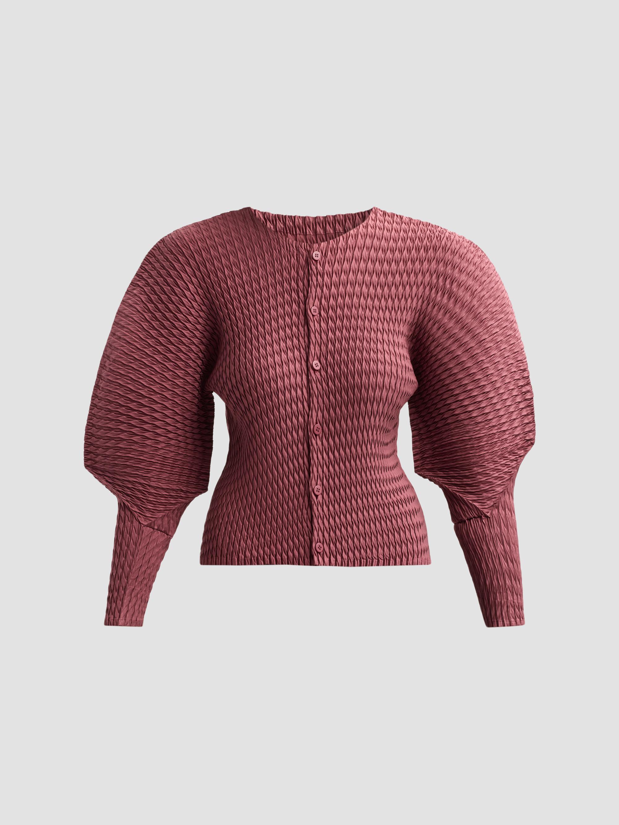 Issey Miyake Wooly Pleats Cardigan | Saks Fifth Avenue
