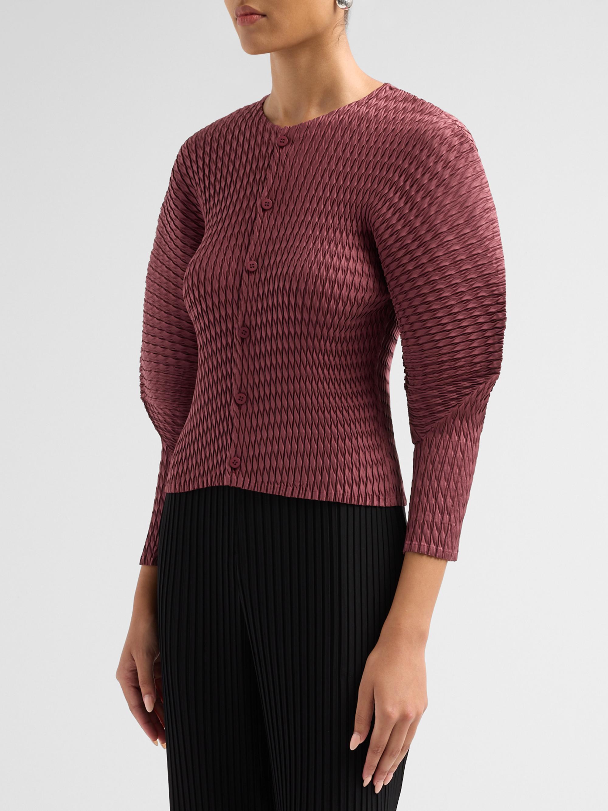 Issey Miyake Sleek Pleats Cardigan | Saks Fifth Avenue