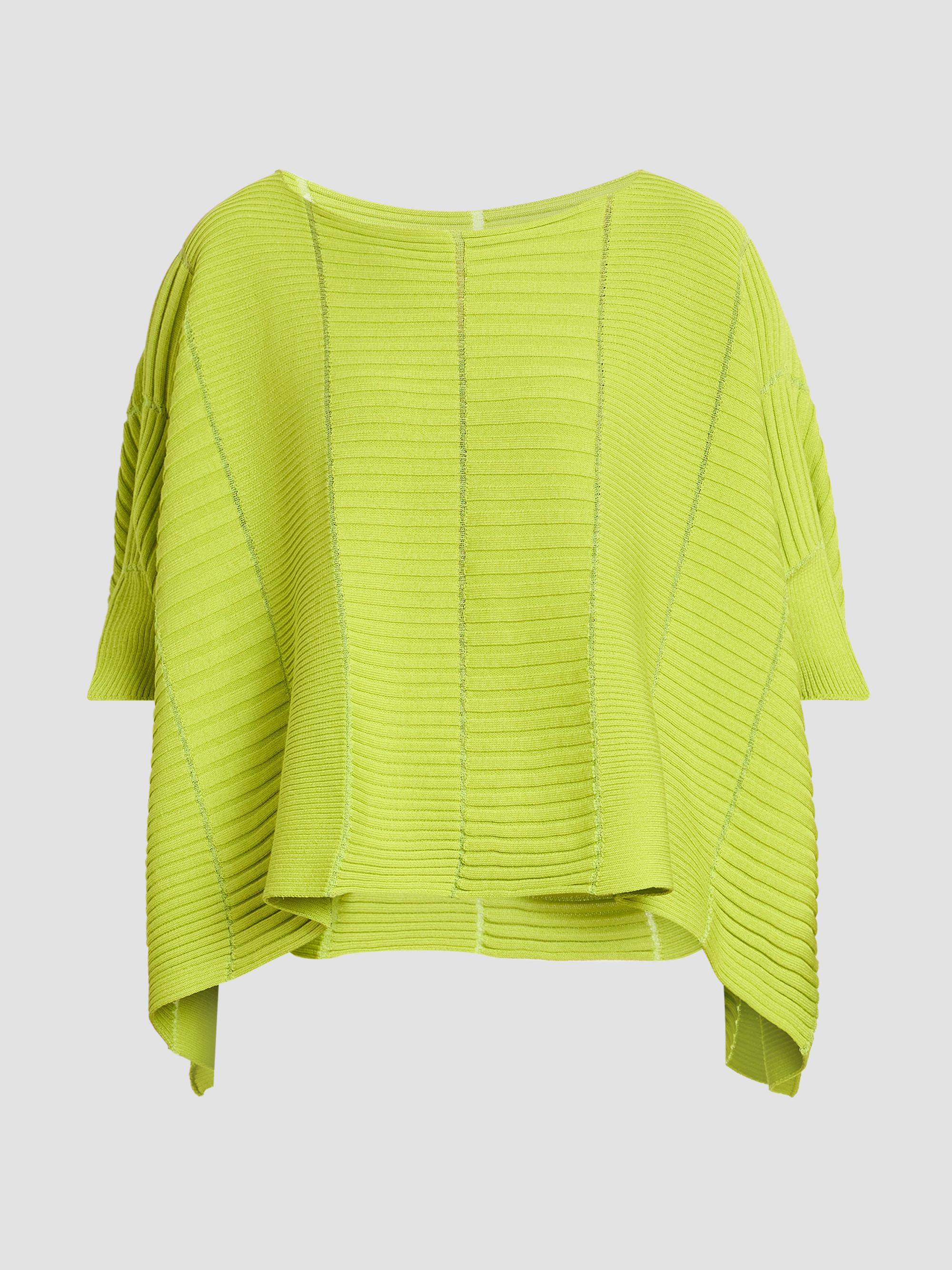 Issey Miyake Column Knit Cotton-Blend Top | Saks Fifth Avenue