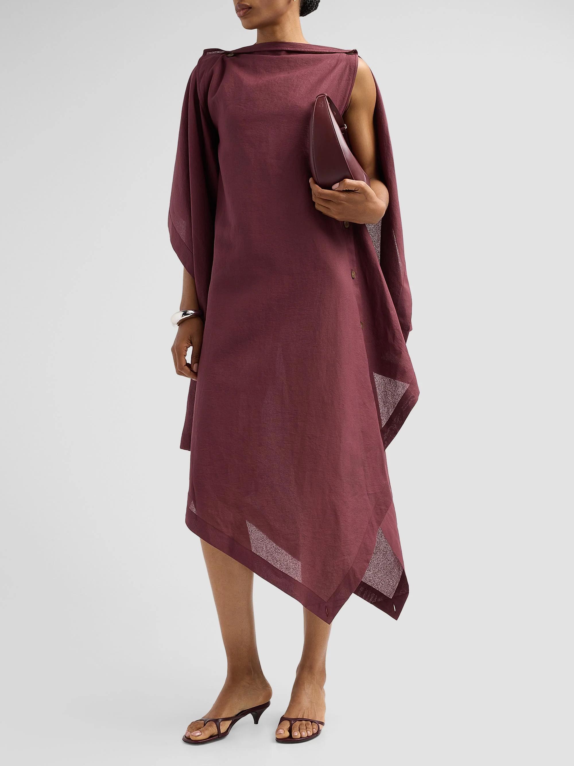 Issey Miyake All Squares Asymmetric Midi Dress | Saks Fifth Avenue