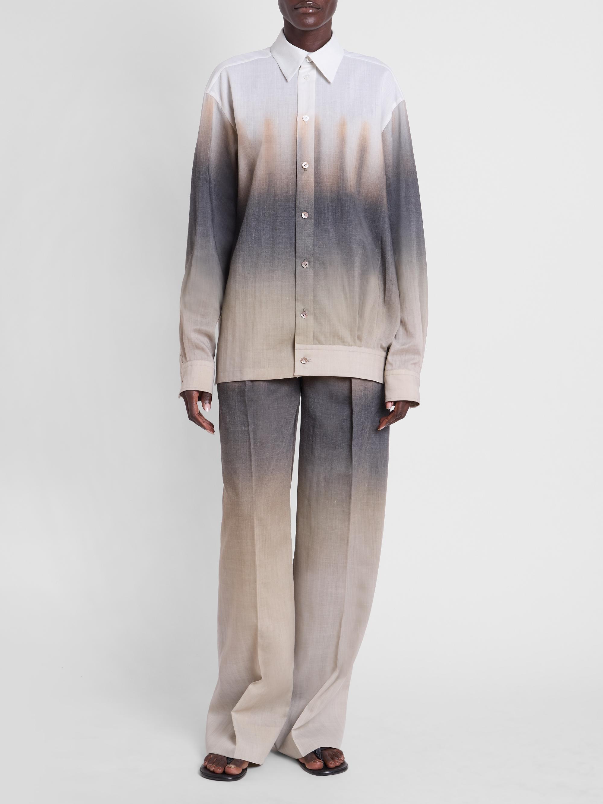 Issey Miyake Plumage Ombré Button-Front Shirt | Saks Fifth Avenue